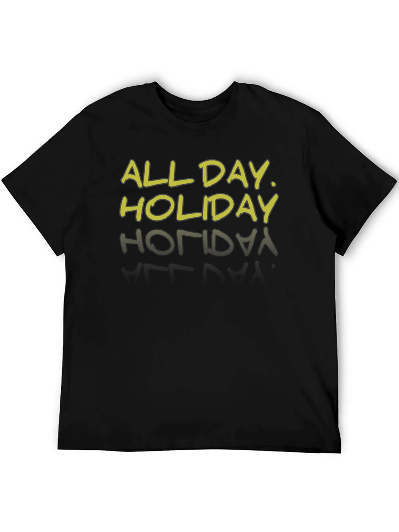 All Day Holiday Graphic Tee - Black