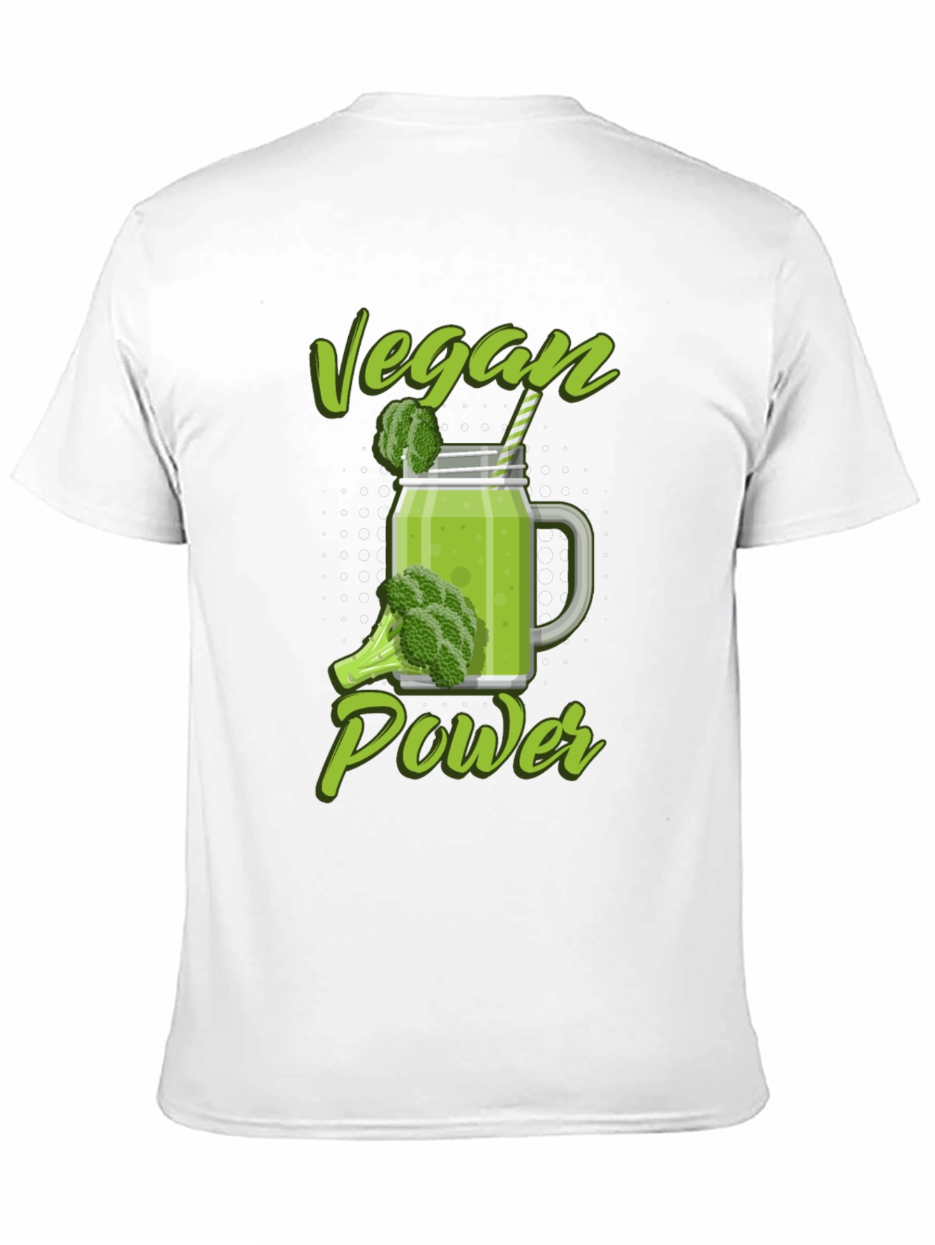 Vegan Power T-Shirt - Green Smoothie Design