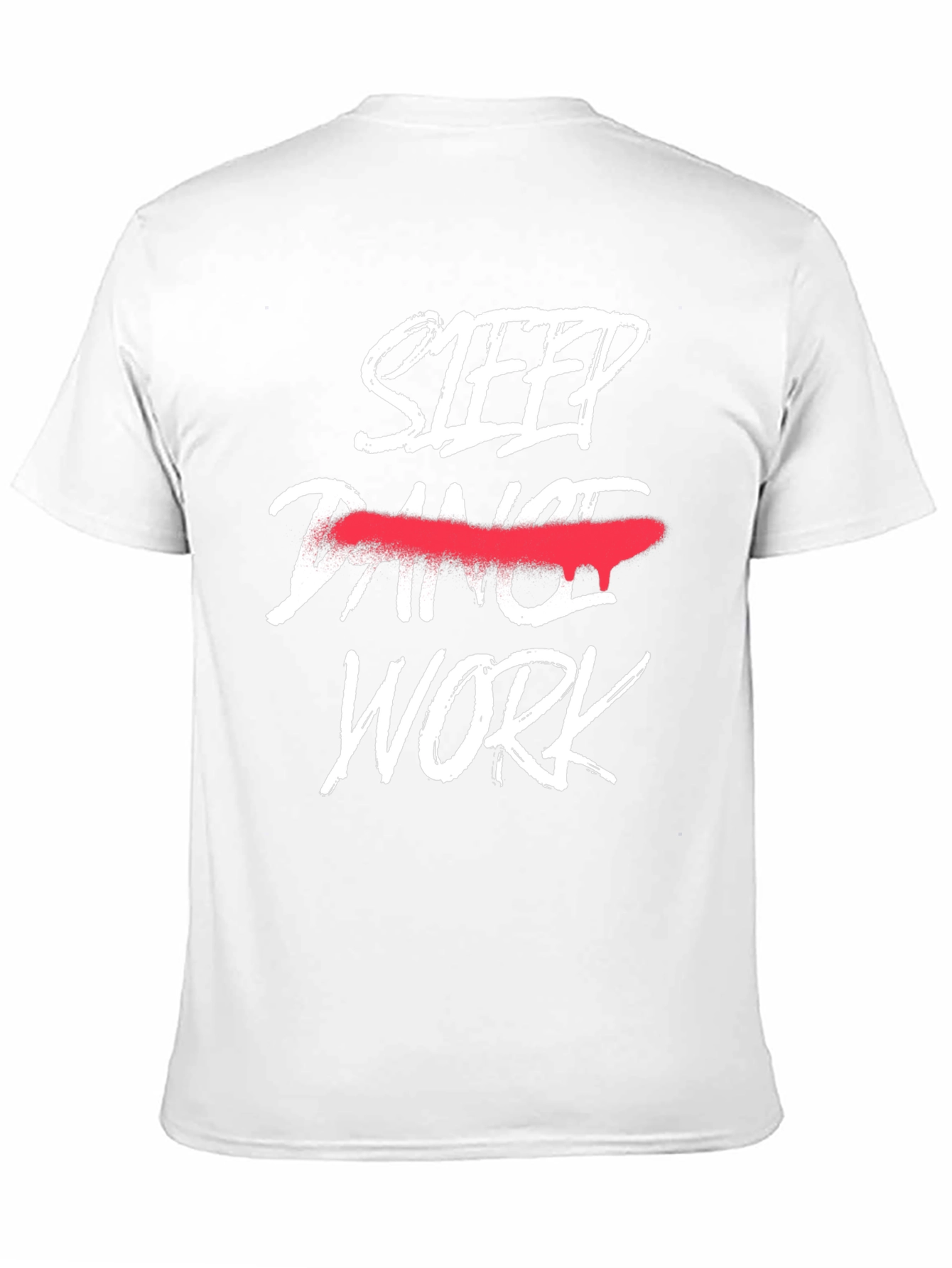 Sleep Work Tee - Black Graphic T-Shirt