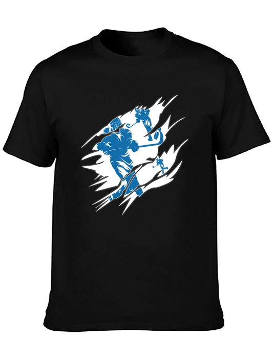 Hockey Player Graphic Tee