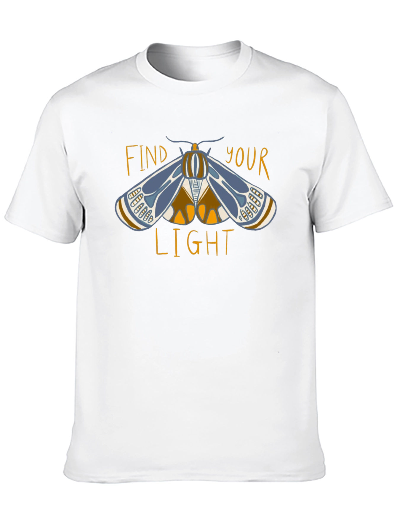Find Your Light Moth Graphic T-Shirt