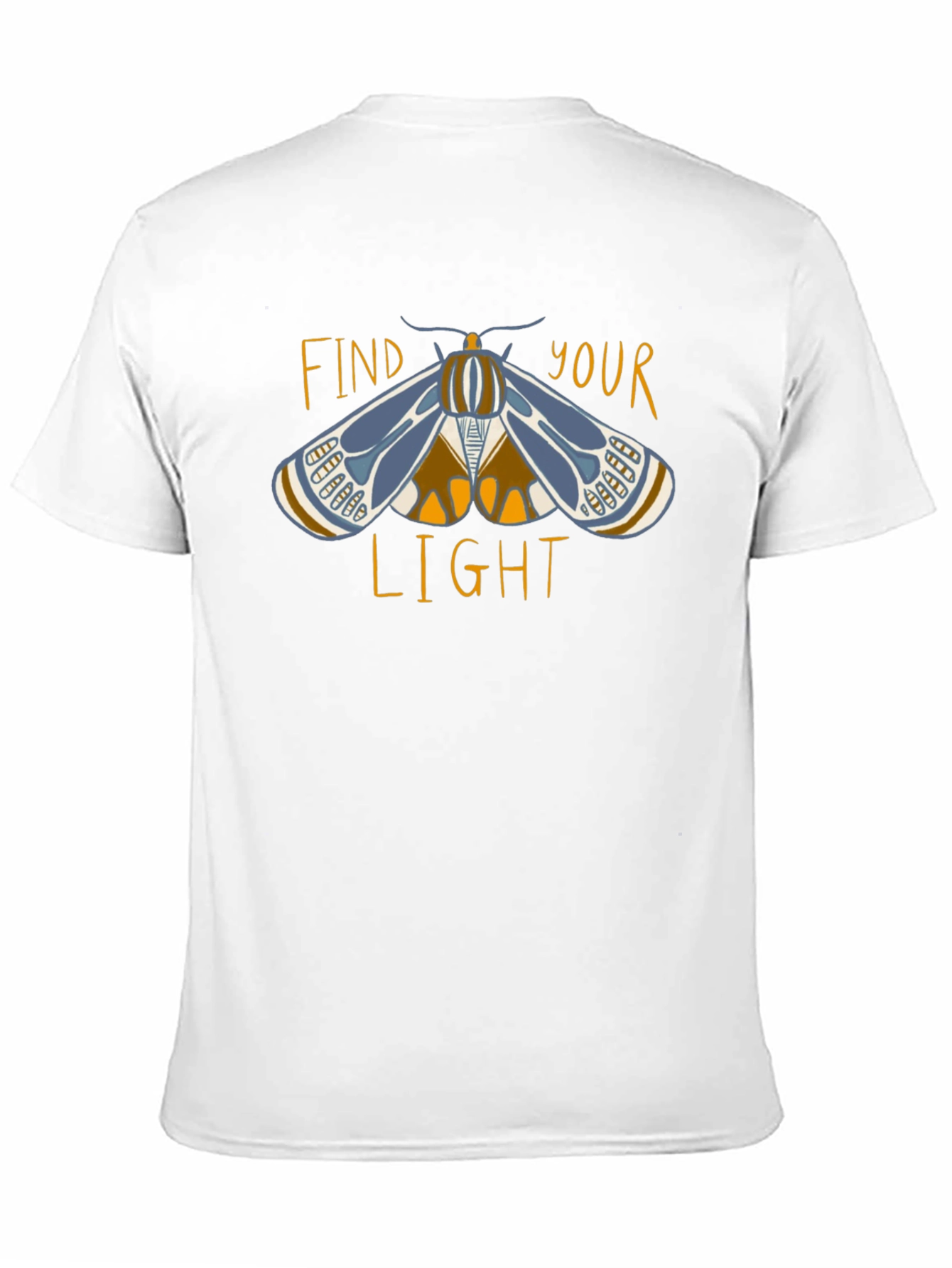 Find Your Light Moth Graphic T-Shirt