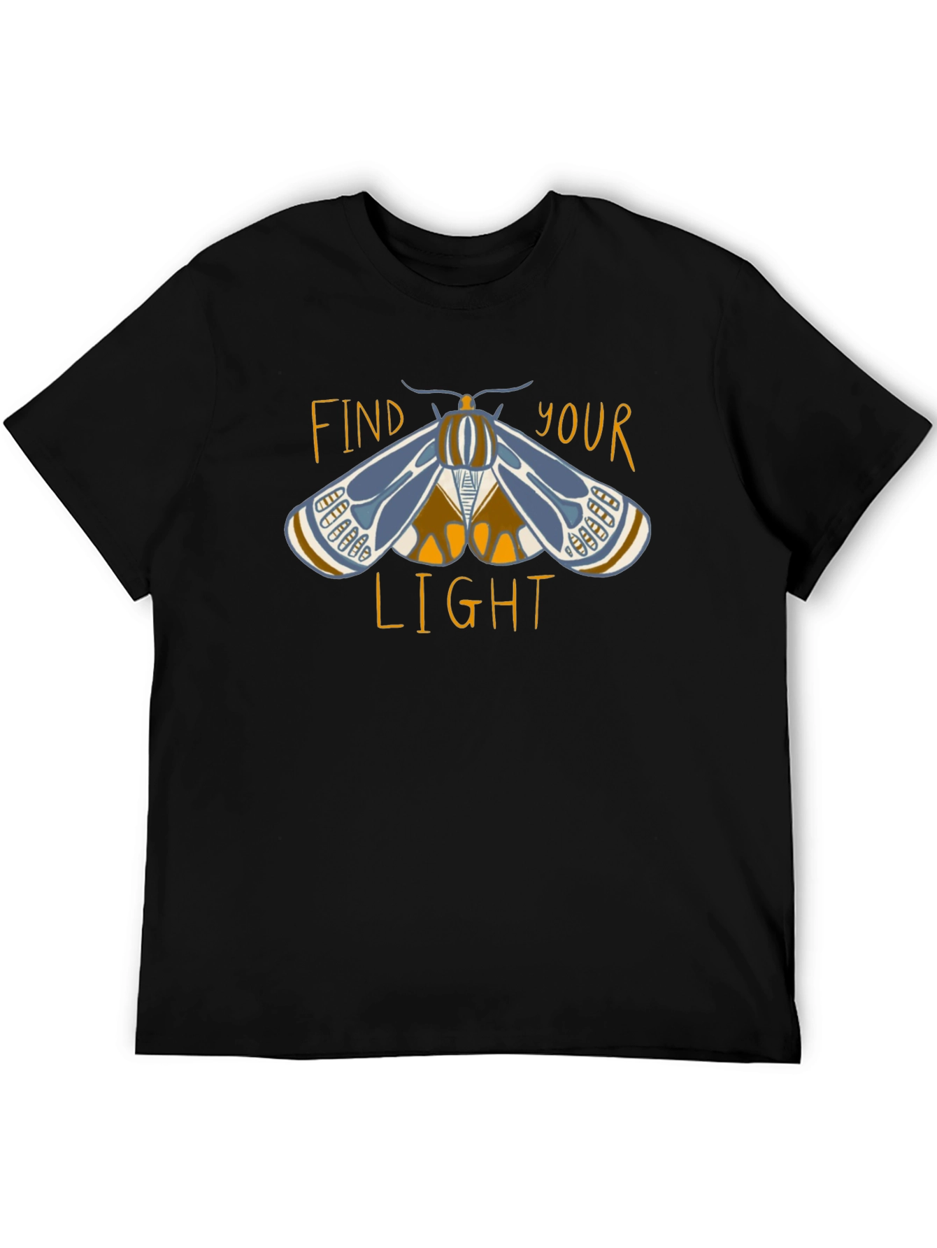 Find Your Light Moth Graphic T-Shirt