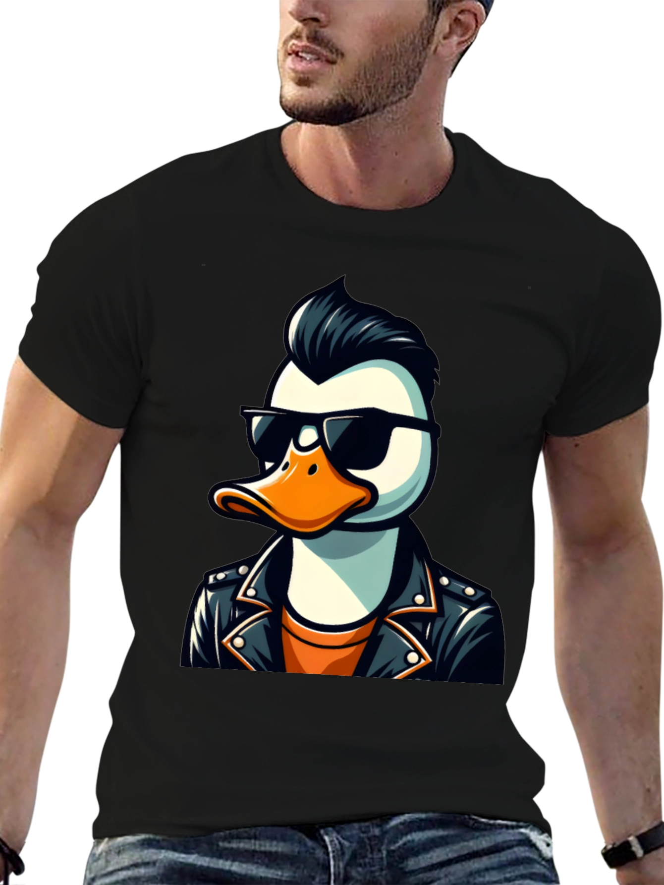 Cool Duck T-Shirt - Rocker Style