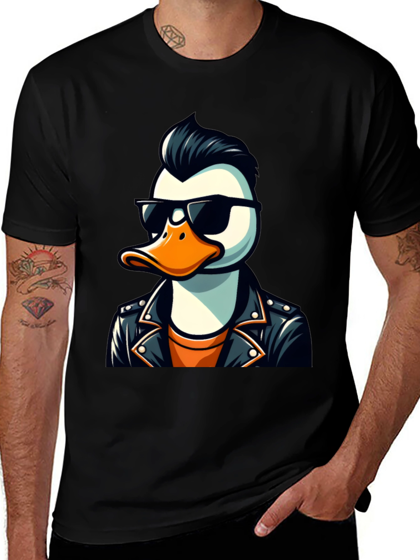 Cool Duck T-Shirt - Rocker Style