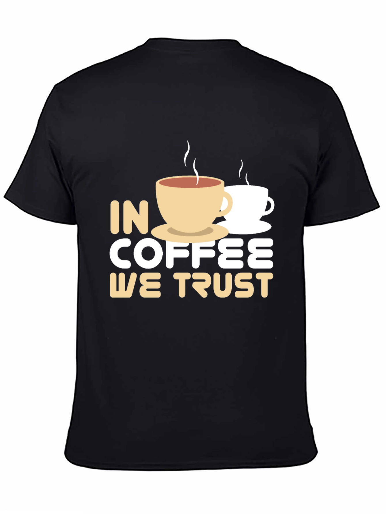 Coffee Lovers Tee: In Coffee We Trust T-Shirt