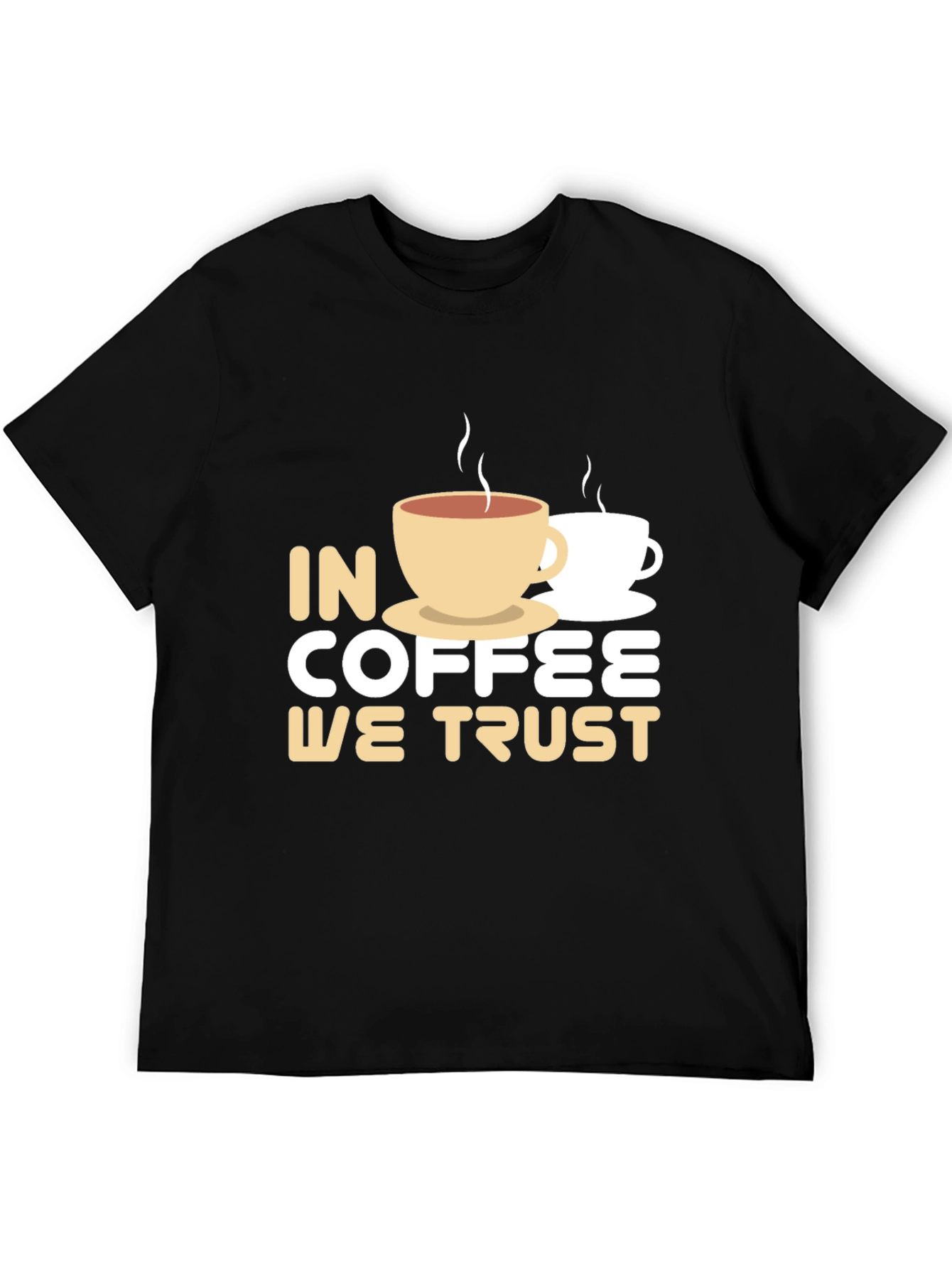 Coffee Lovers Tee: In Coffee We Trust T-Shirt