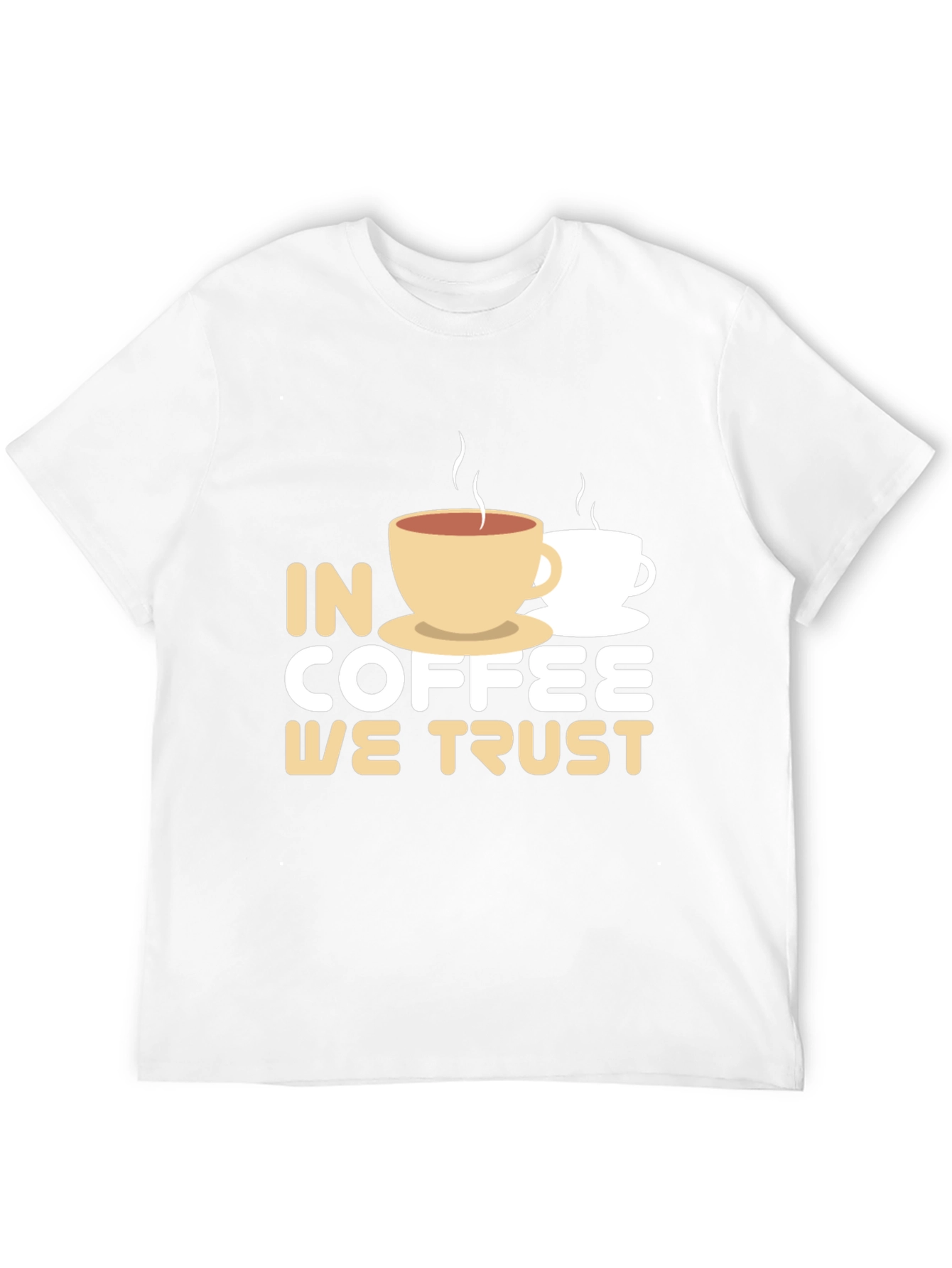 Coffee Lovers Tee: In Coffee We Trust T-Shirt