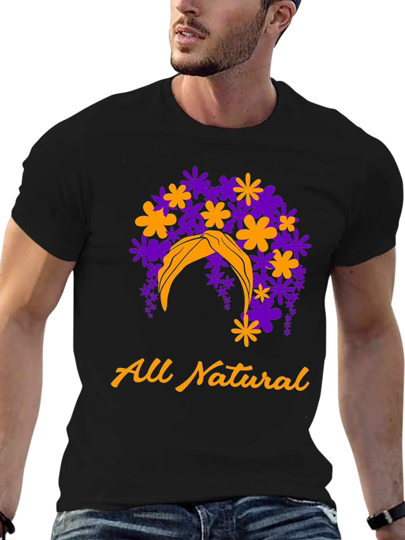 All Natural Flower Crown T-Shirt