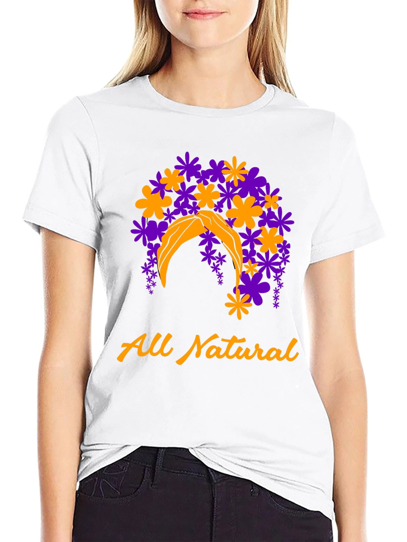 All Natural Flower Crown T-Shirt