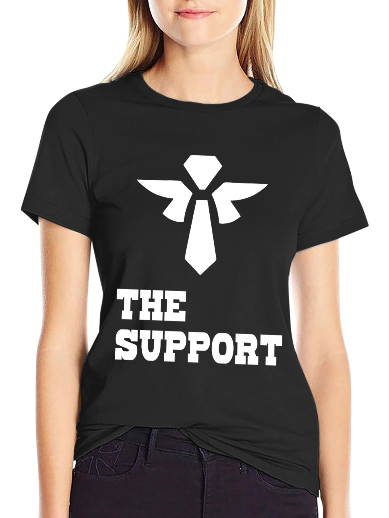 The Support Black Tee - Gaming Edition