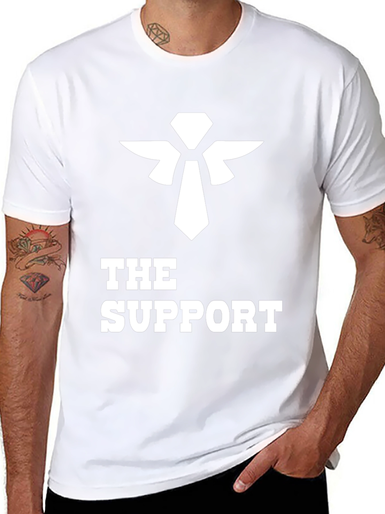 The Support Black Tee - Gaming Edition