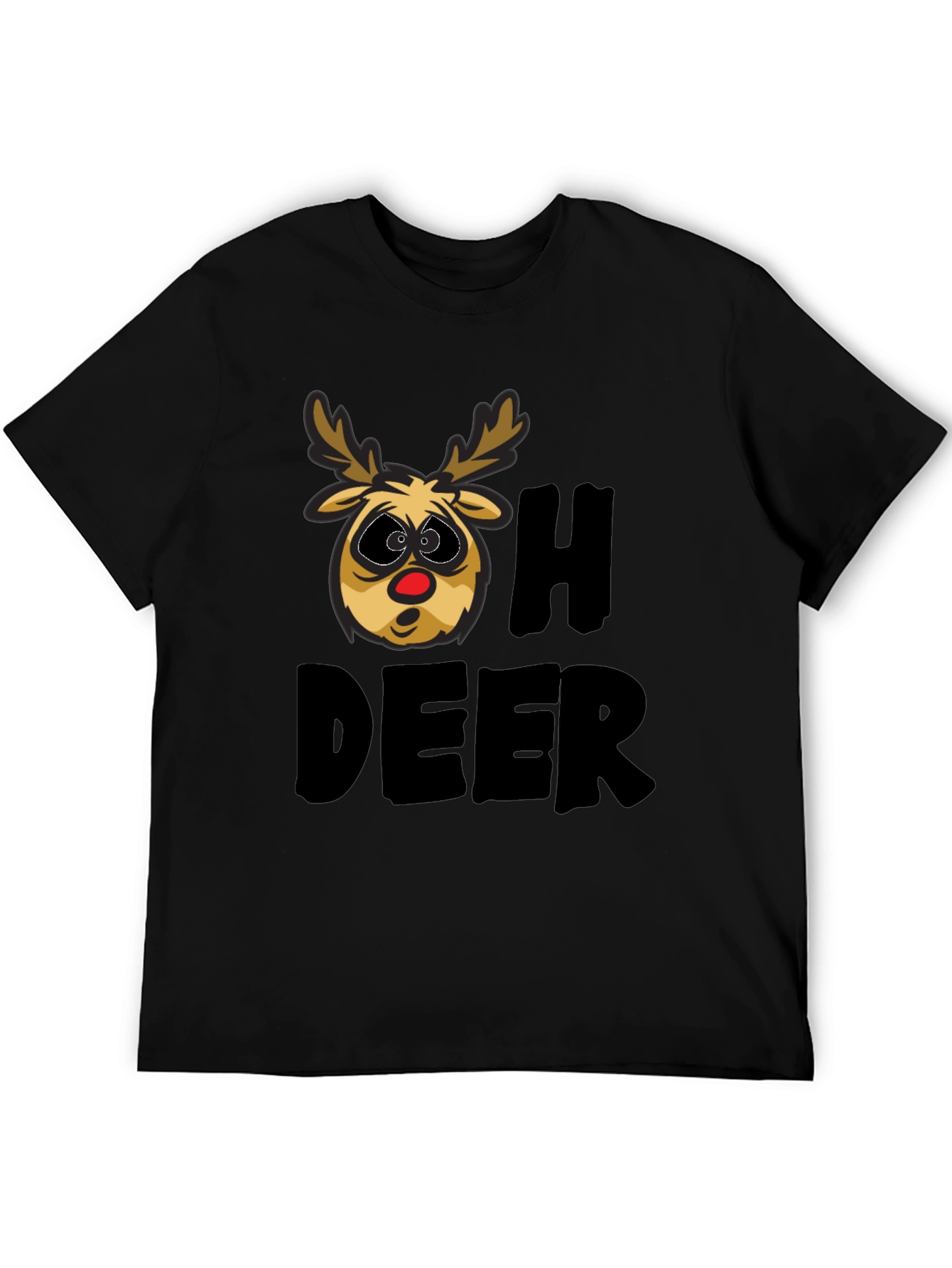 Oh Deer T-Shirt - Funny Christmas Reindeer Tee