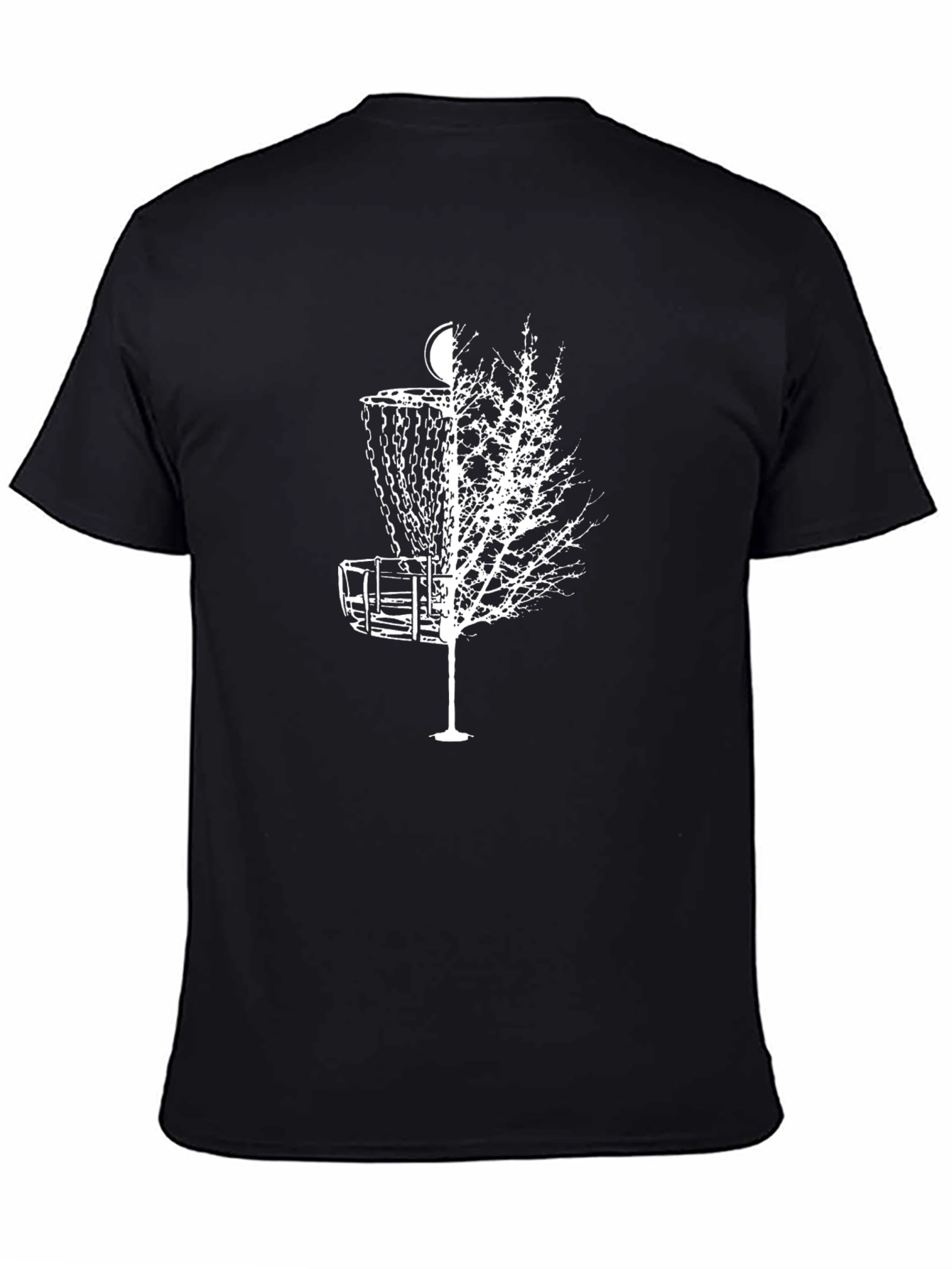 Disc Golf Basket Tree Graphic Tee