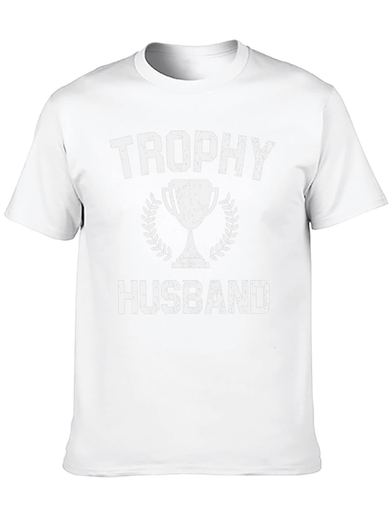 Trophy Husband Graphic Tee - Black Cotton