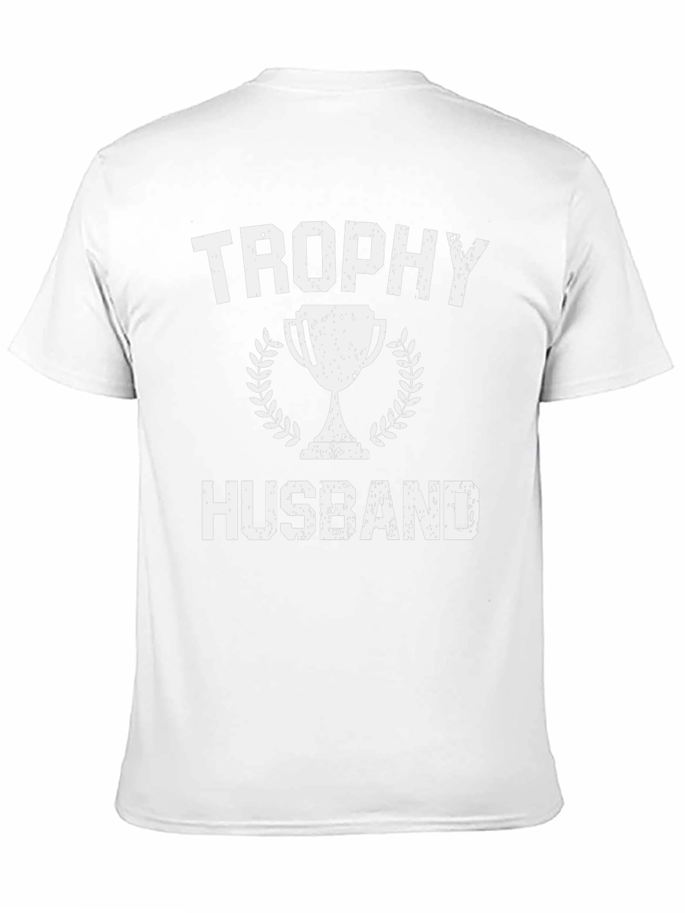 Trophy Husband Graphic Tee - Black Cotton