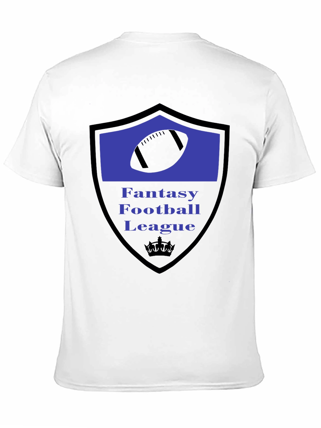 Fantasy Football League Black T-Shirt
