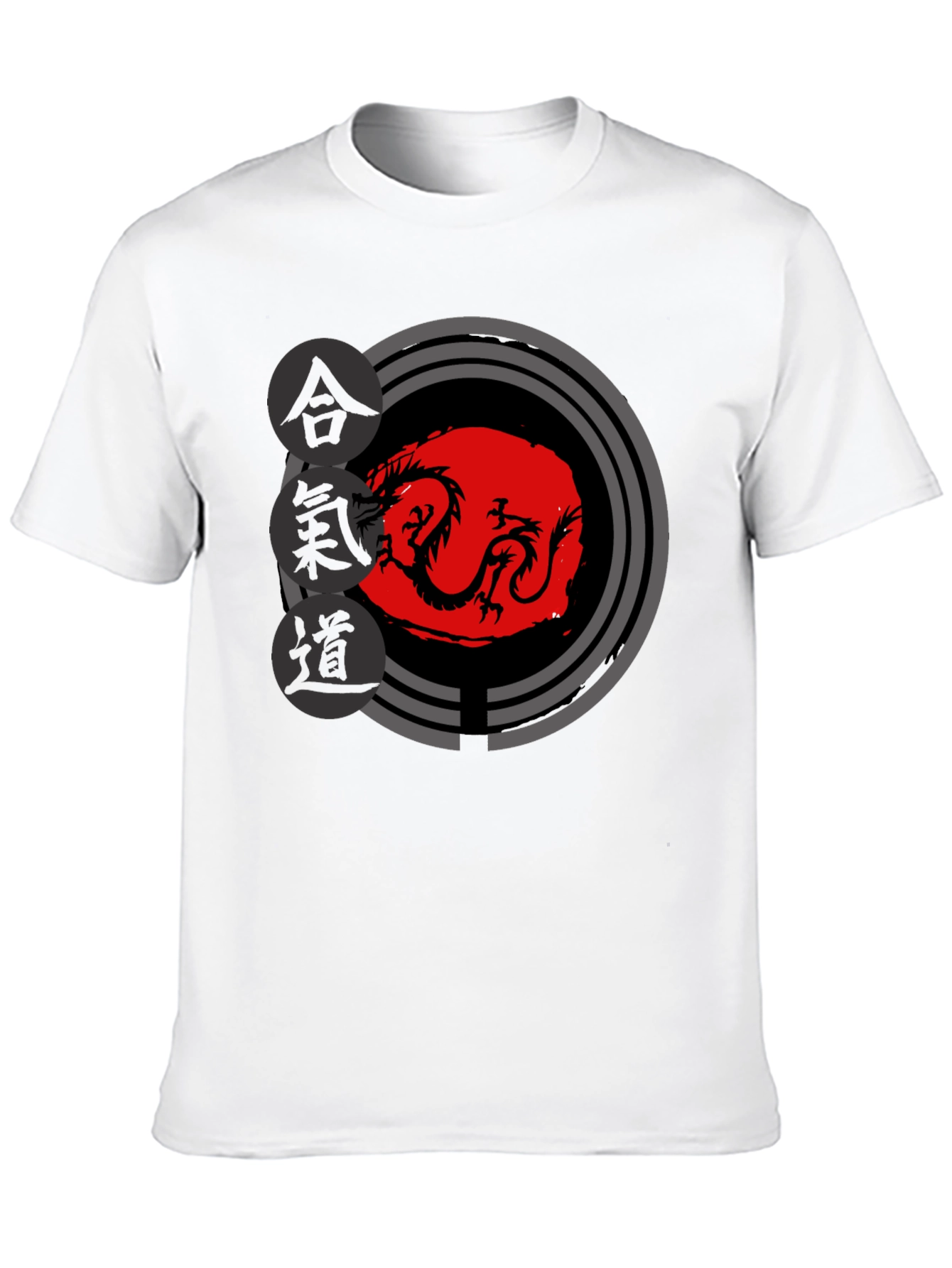 Aikido Dragon T-Shirt - Martial Arts Graphic Tee