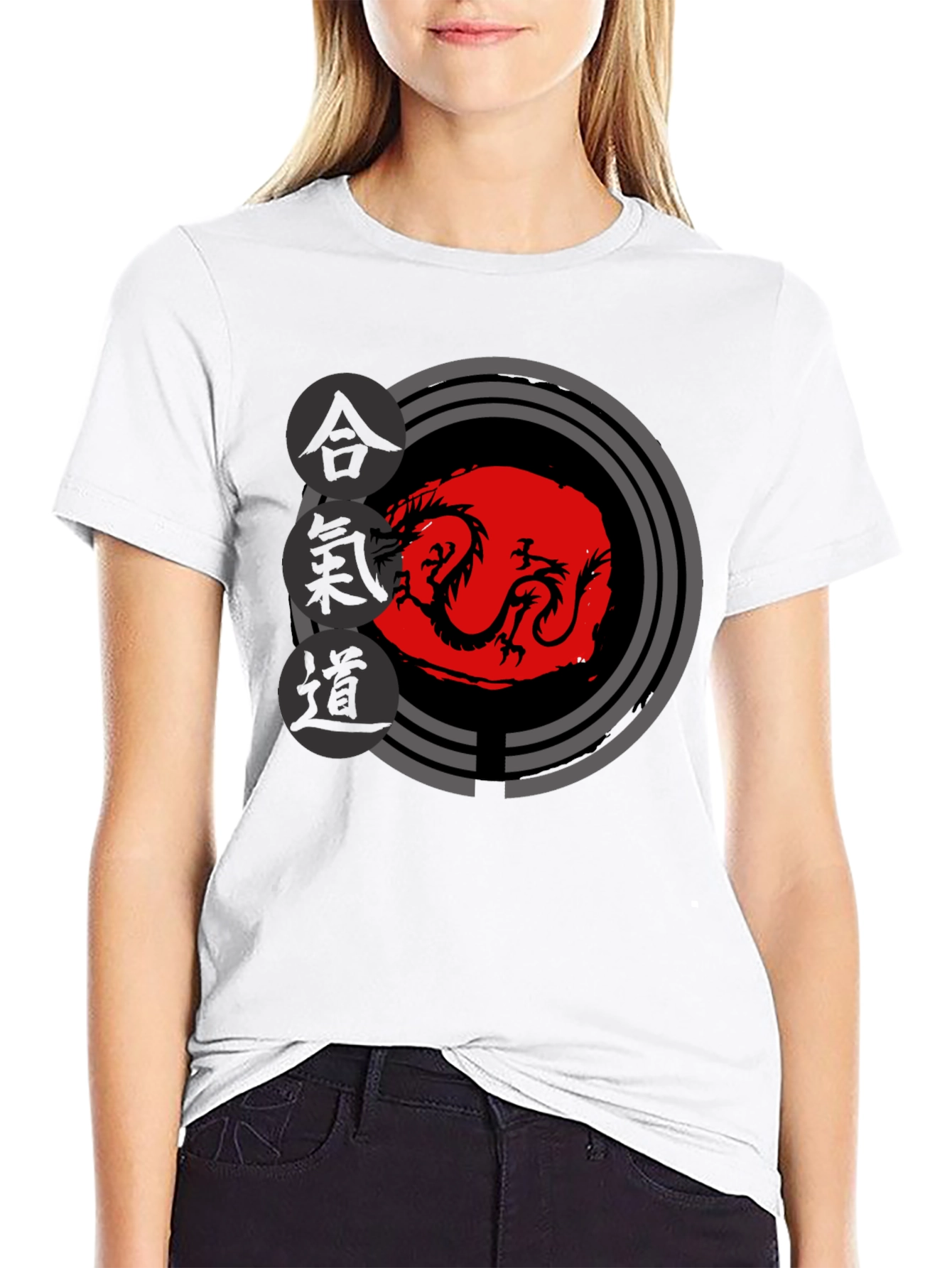 Aikido Dragon T-Shirt - Martial Arts Graphic Tee