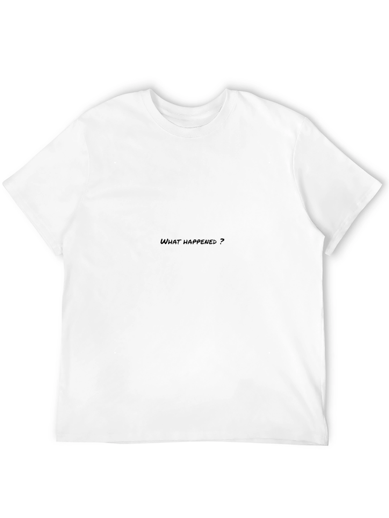 Black What Happened? Graphic T-Shirt