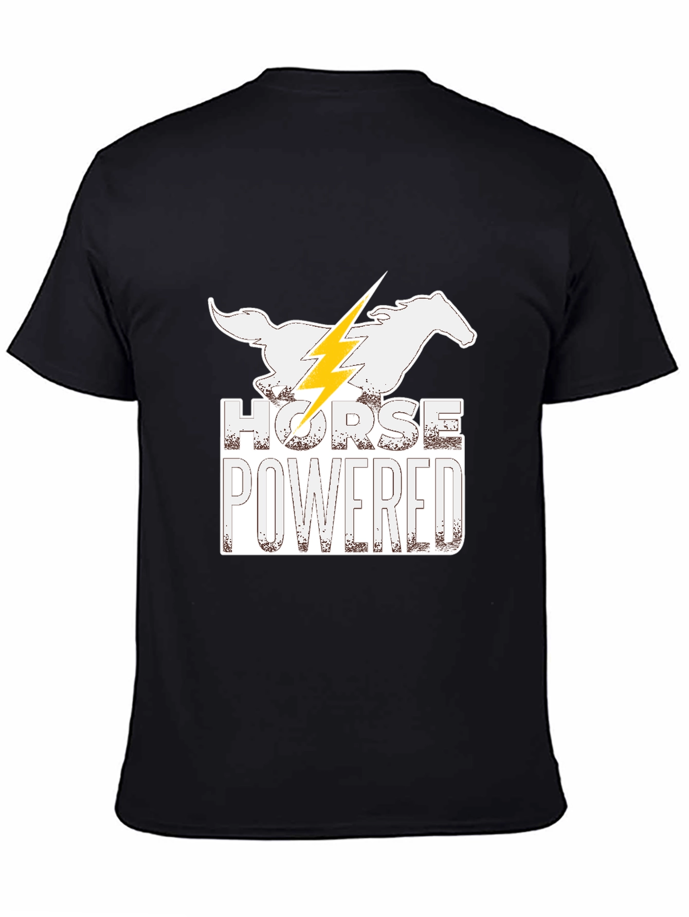 Horse Powered Graphic Tee - Mens Black T-Shirt