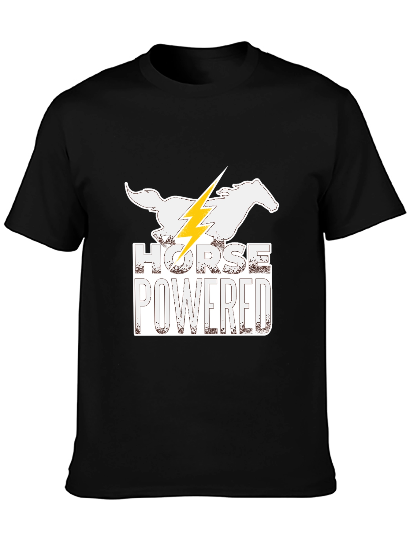 Horse Powered Graphic Tee - Mens Black T-Shirt