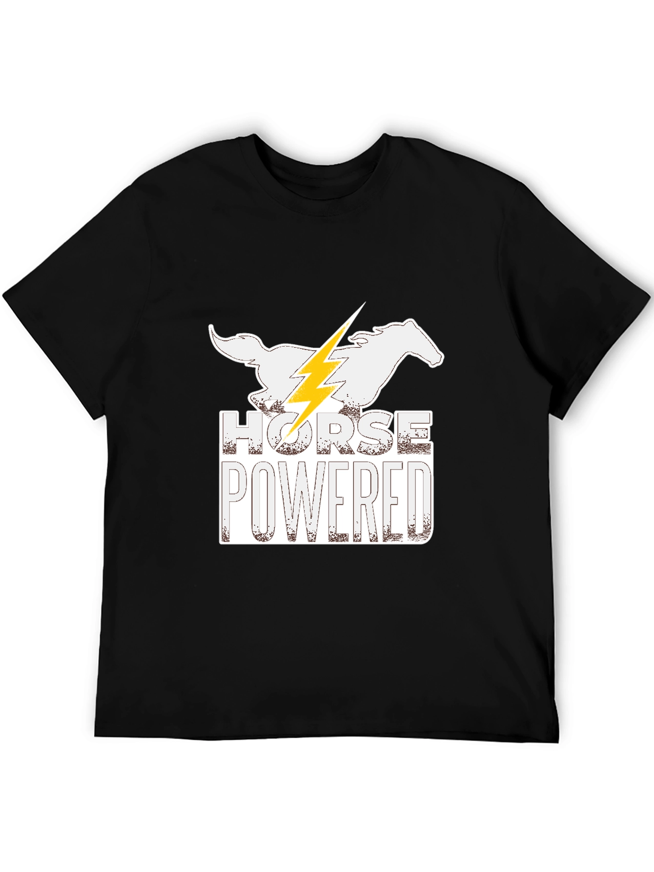 Horse Powered Graphic Tee - Mens Black T-Shirt