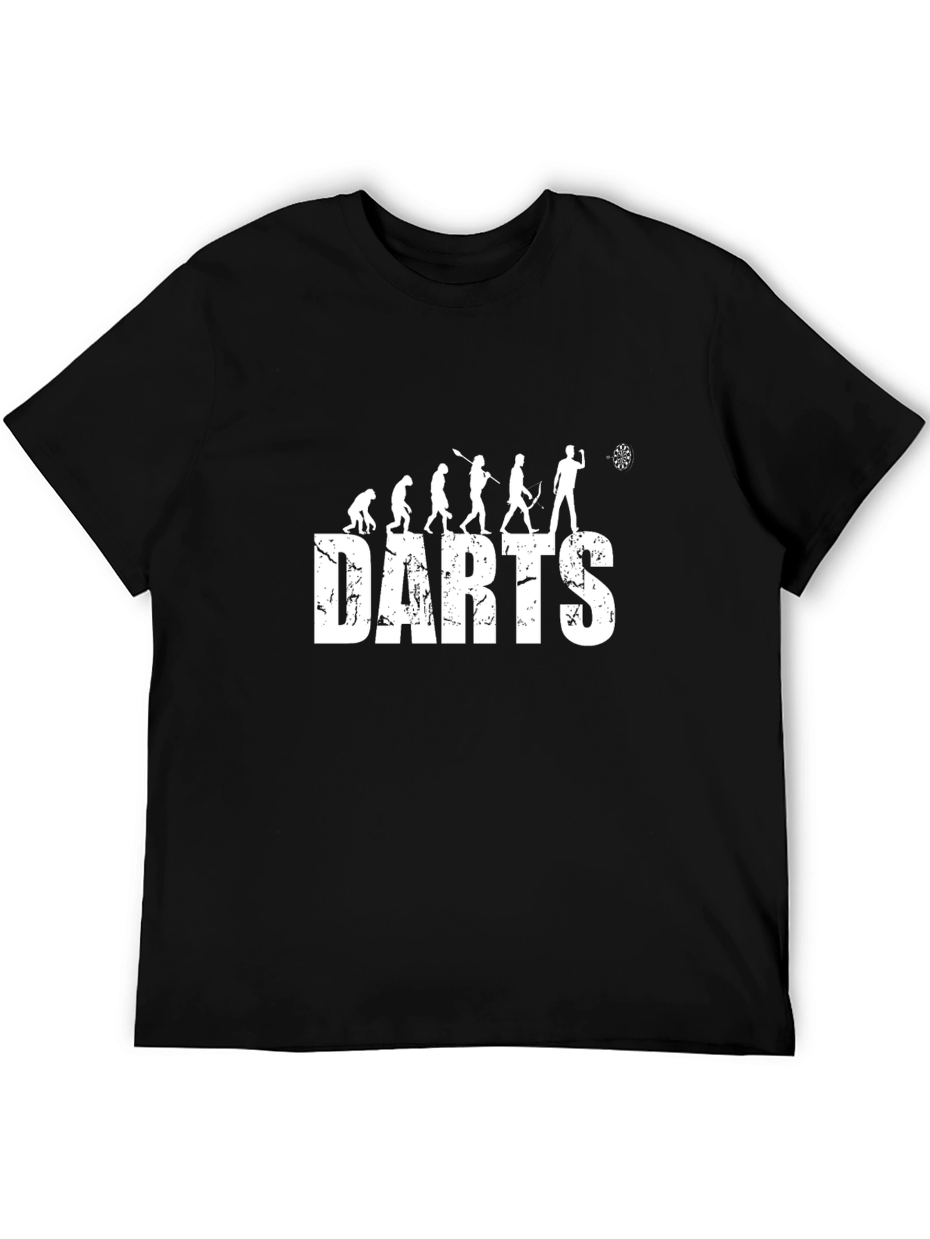 Evolution of Darts Graphic Tee - Black