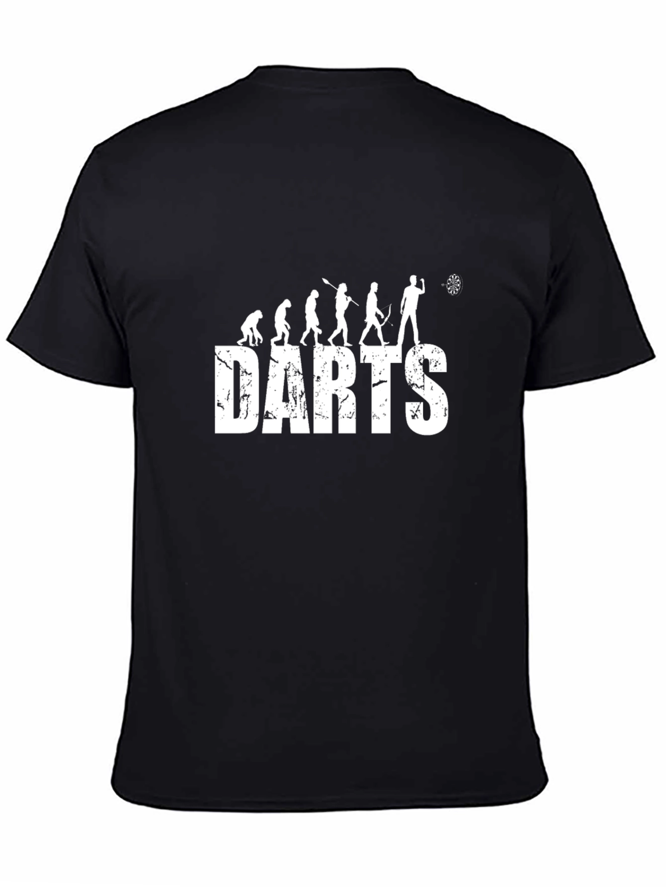 Evolution of Darts Graphic Tee - Black