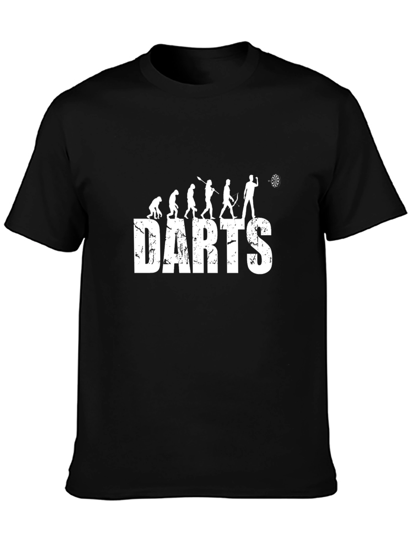 Evolution of Darts Graphic Tee - Black