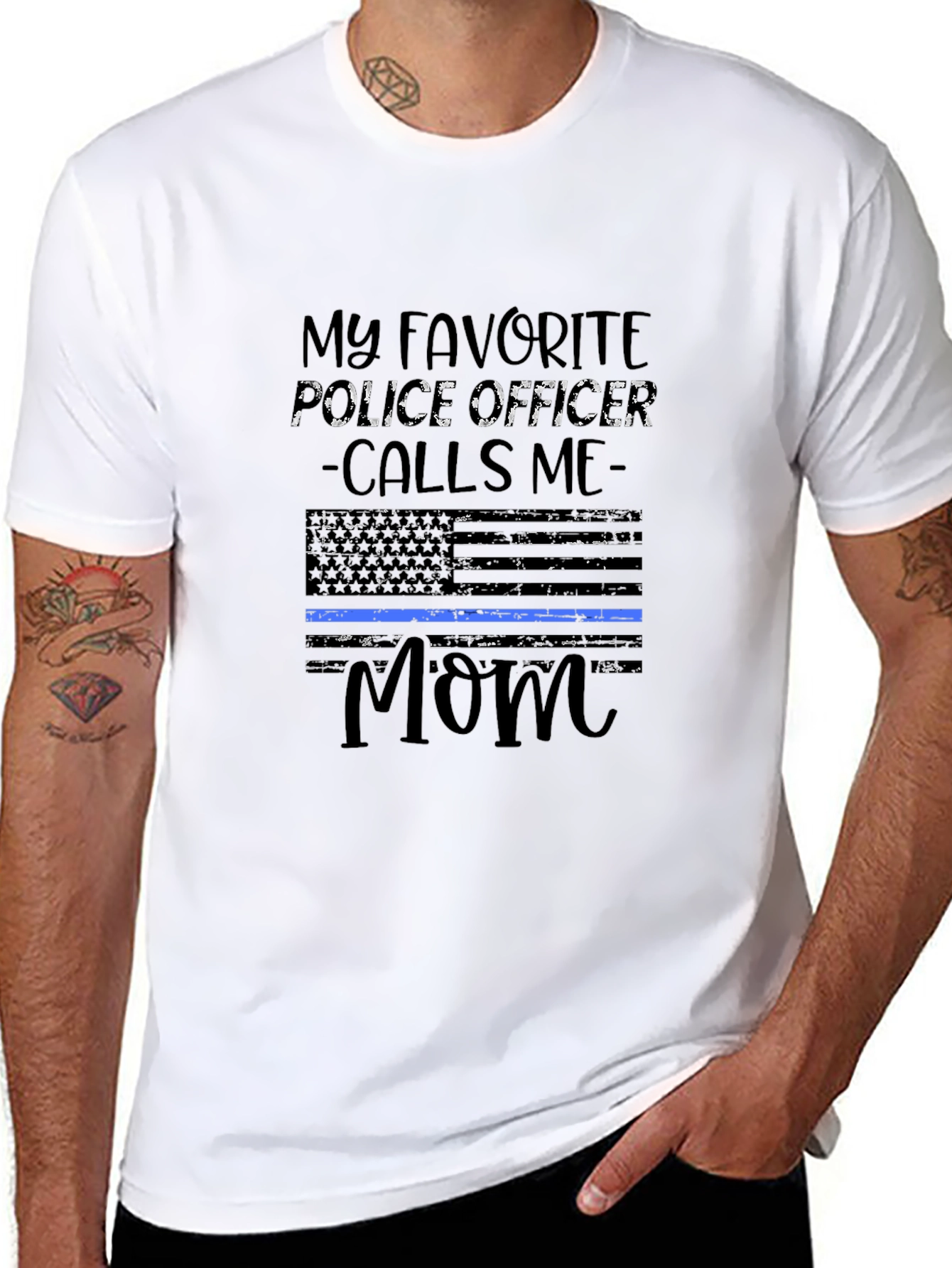 My Favorite Police Officer Calls Me Mom T-Shirt