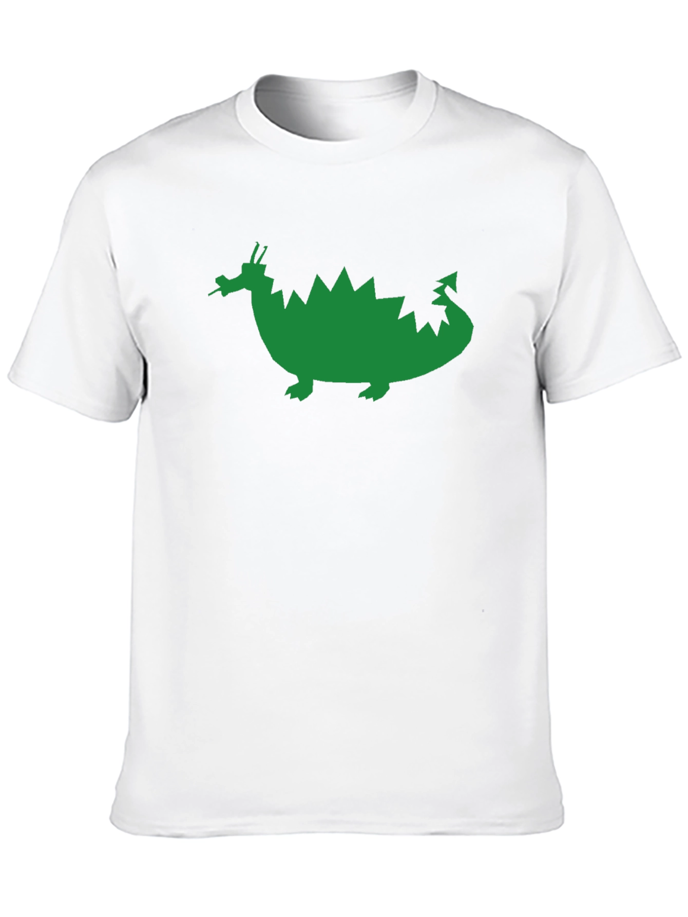 Green Dragon Graphic Black T-Shirt