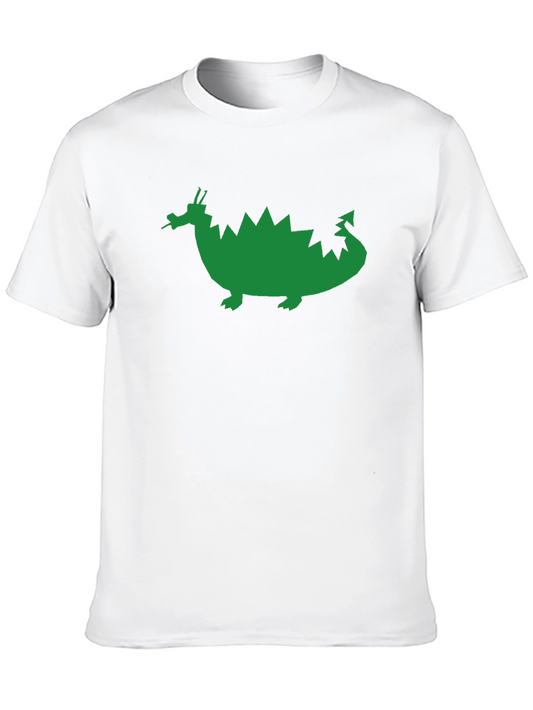 Green Dragon Graphic Black T-Shirt