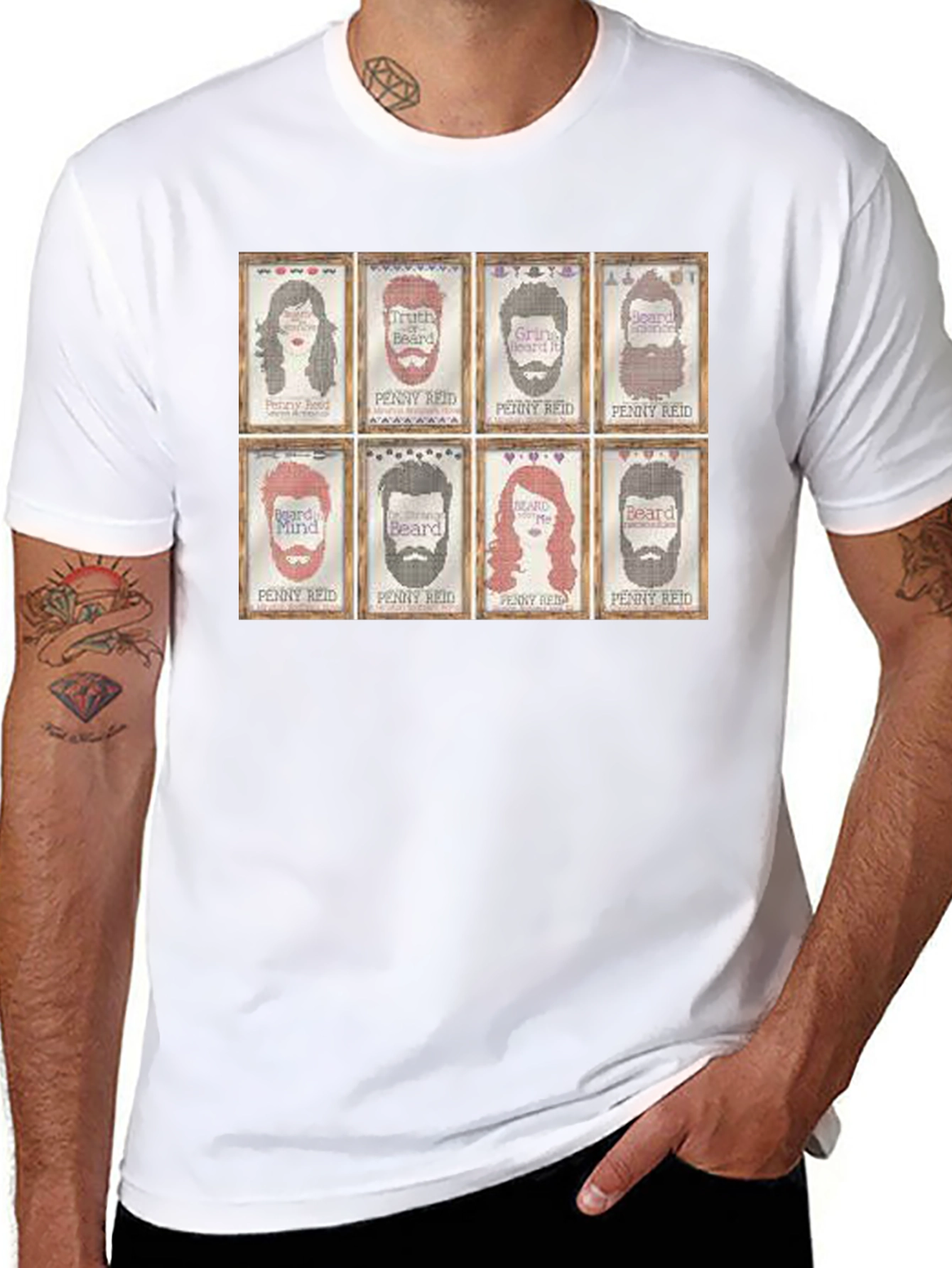 Penny Reid Beard T-Shirt - Fun Novelty Tee