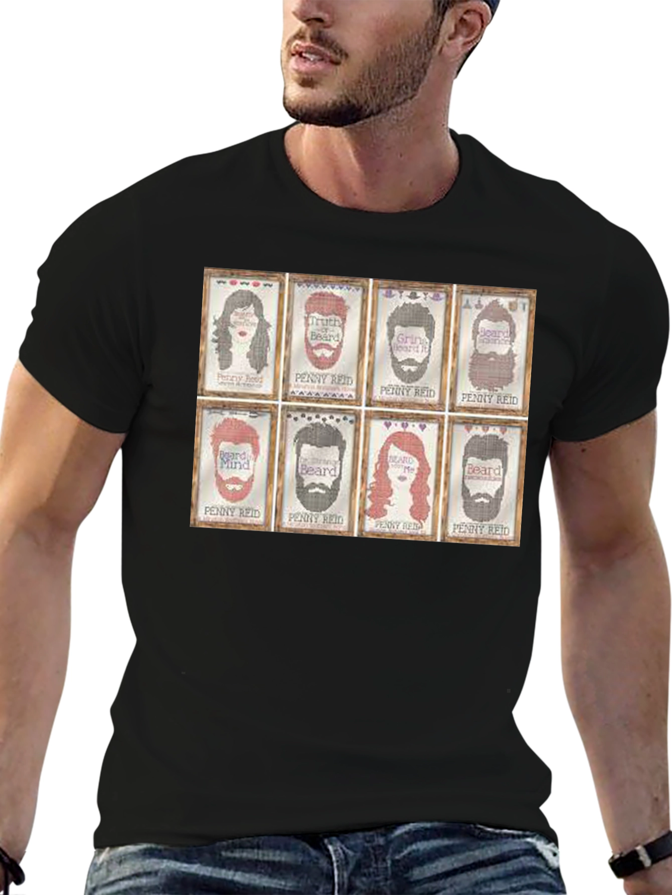 Penny Reid Beard T-Shirt - Fun Novelty Tee