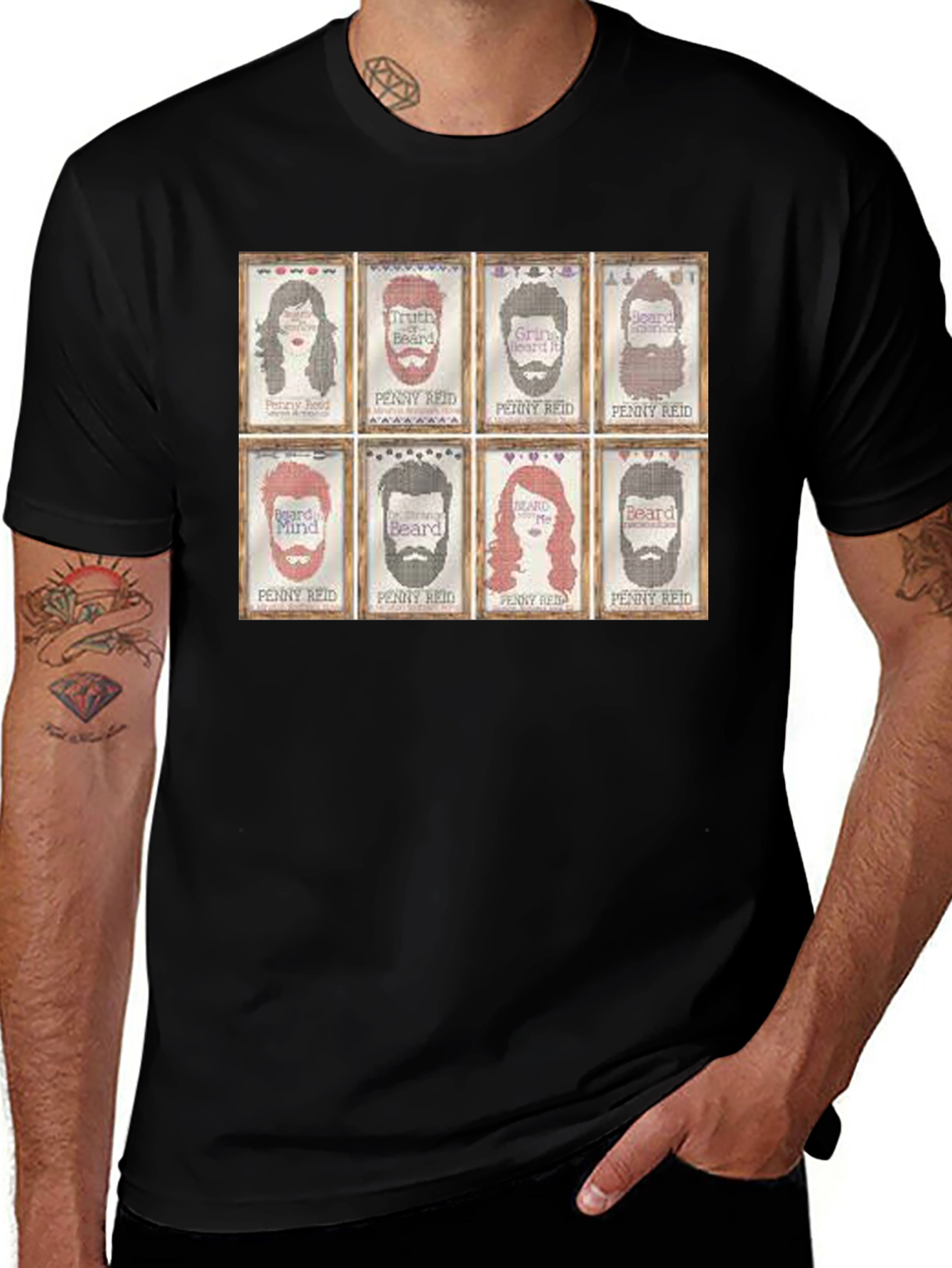 Penny Reid Beard T-Shirt - Fun Novelty Tee