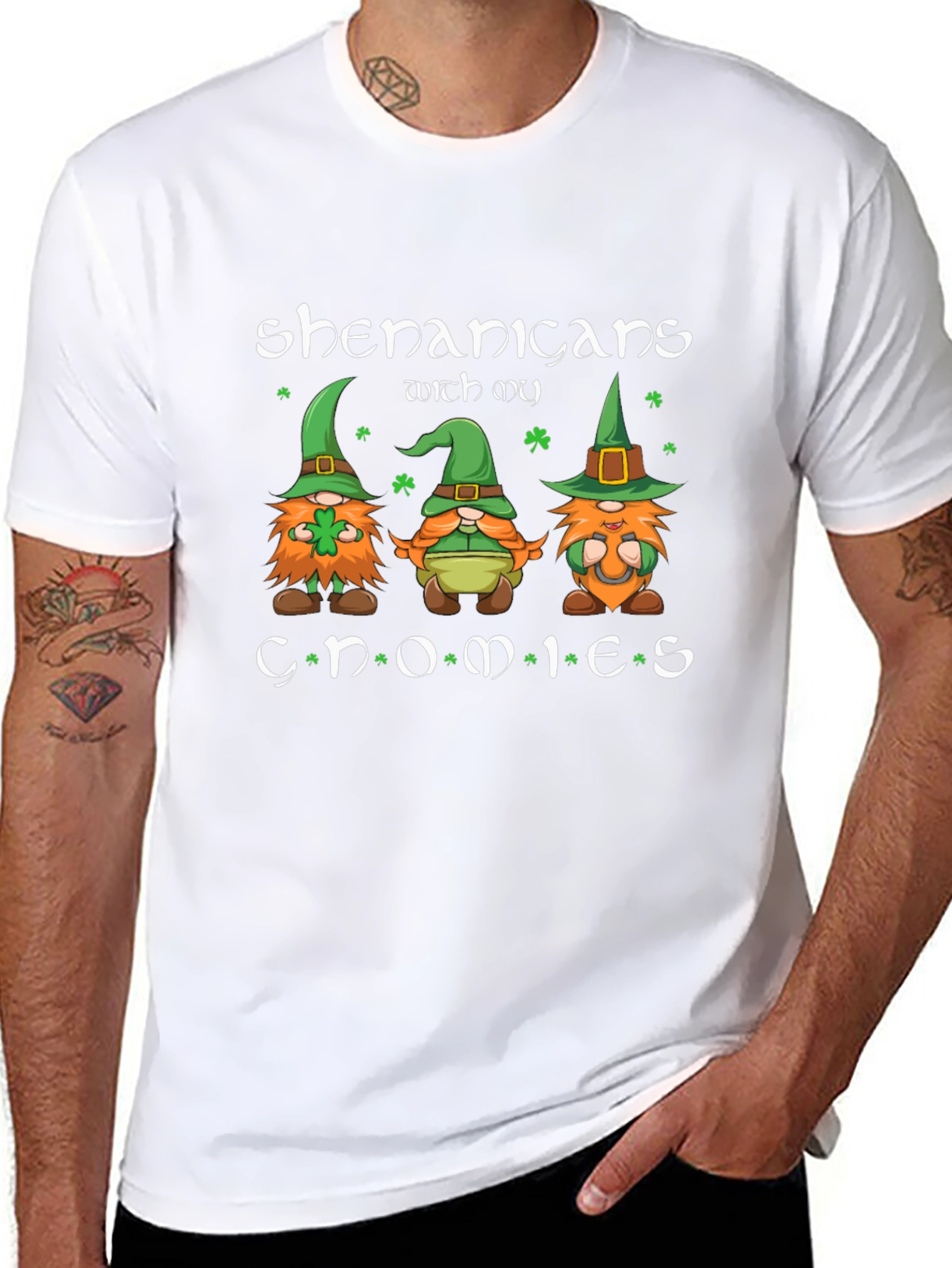 St. Patricks Day Shenanigans with My Gnomies T-Shirt