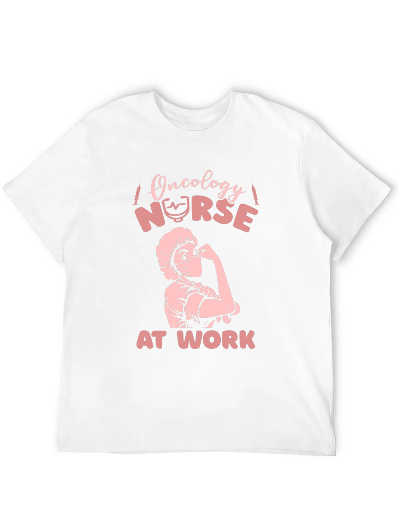 Oncology Nurse At Work Black T-Shirt