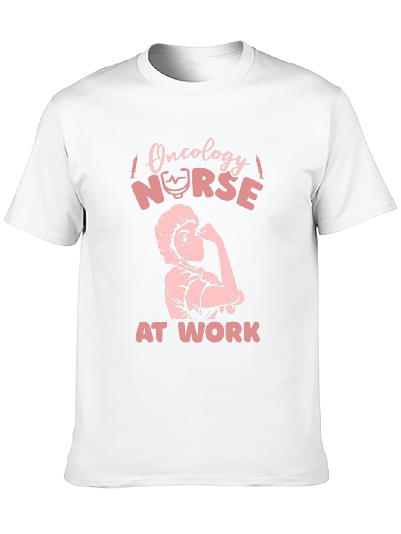Oncology Nurse At Work Black T-Shirt