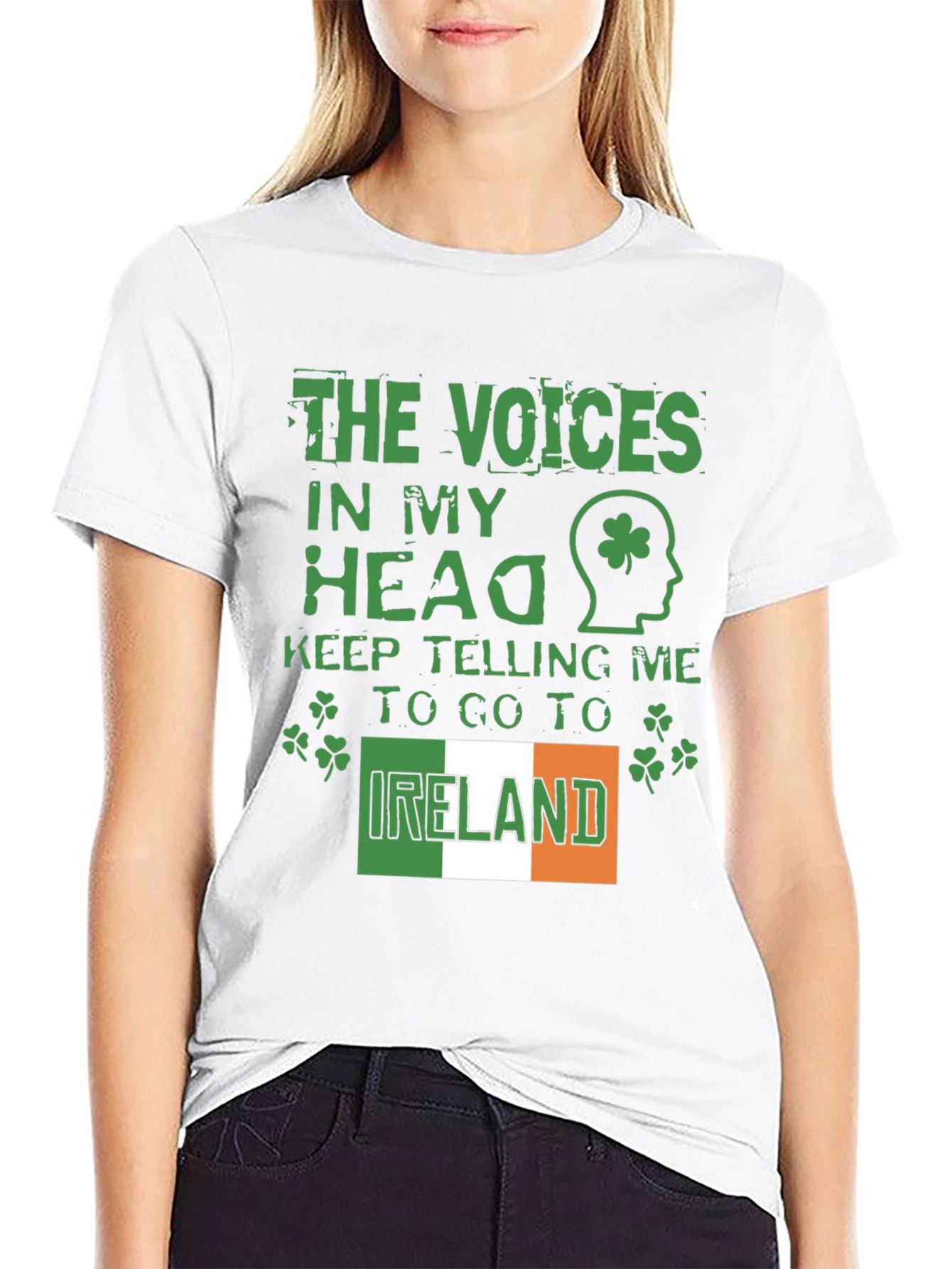 Ireland Voices Shamrock T-Shirt