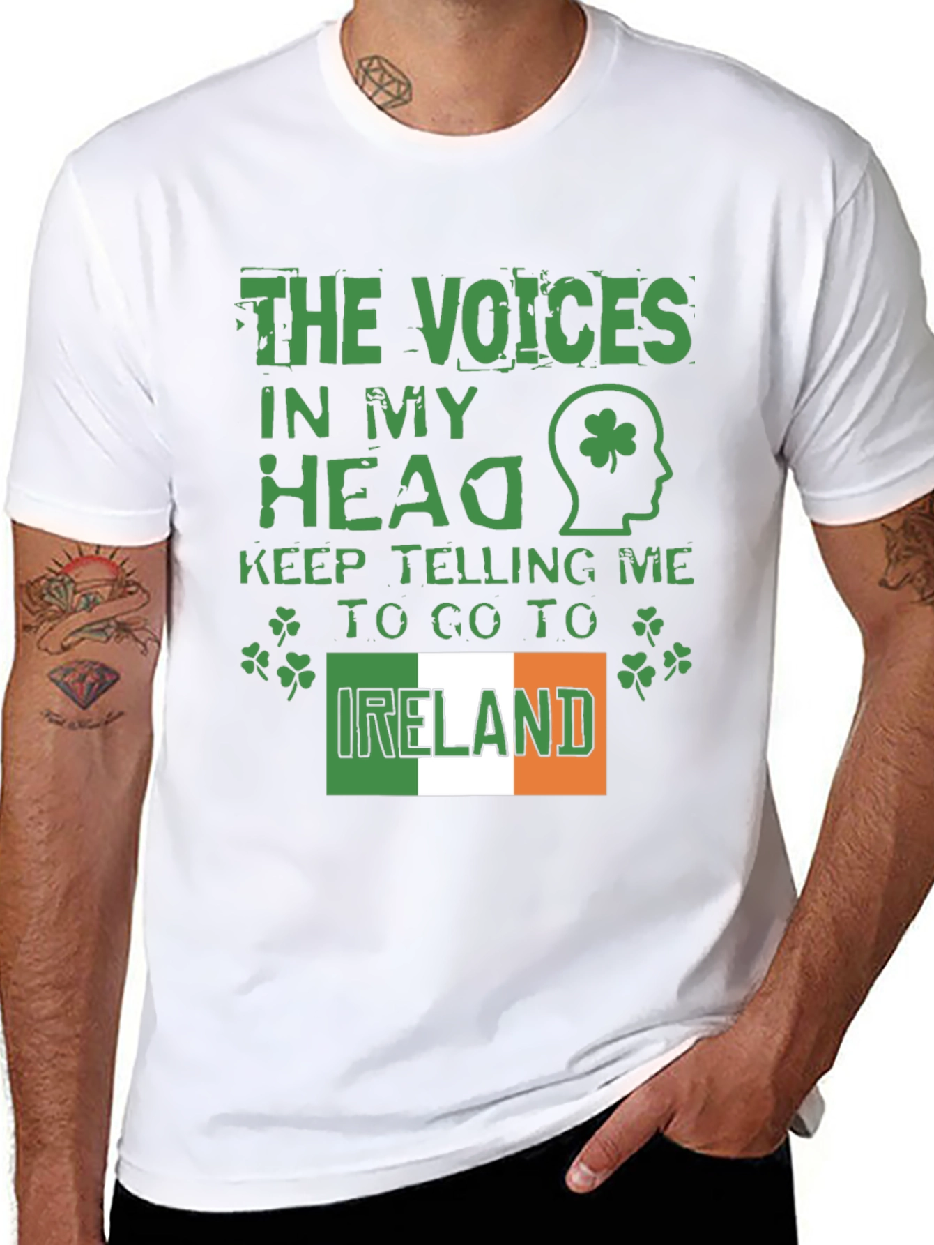 Ireland Voices Shamrock T-Shirt
