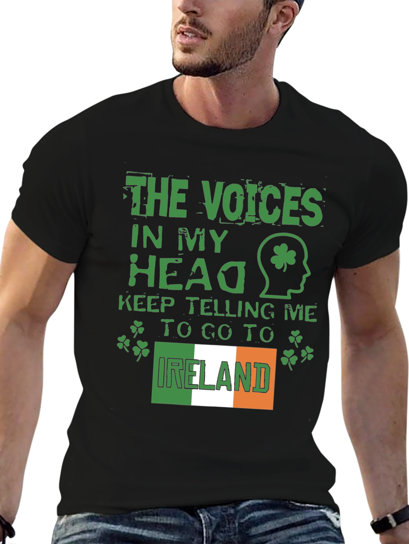 Ireland Voices Shamrock T-Shirt