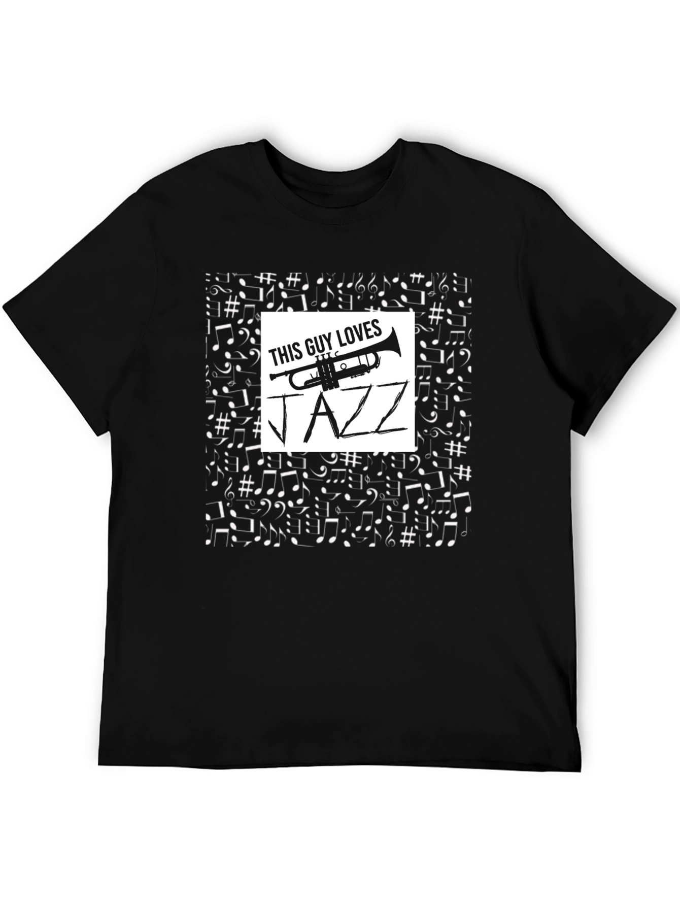 This Guy Loves Jazz Trumpet Graphic Tee