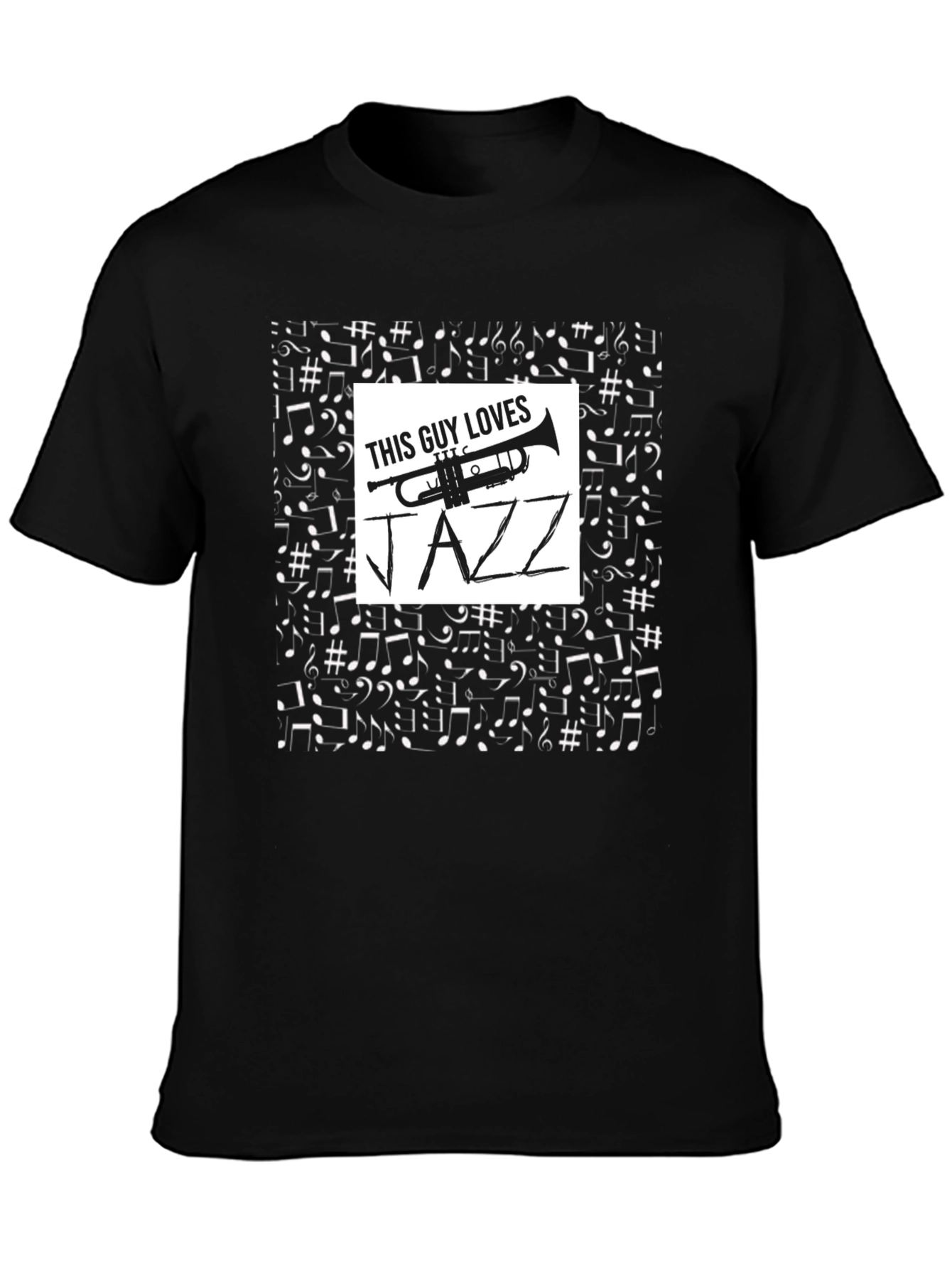 This Guy Loves Jazz Trumpet Graphic Tee
