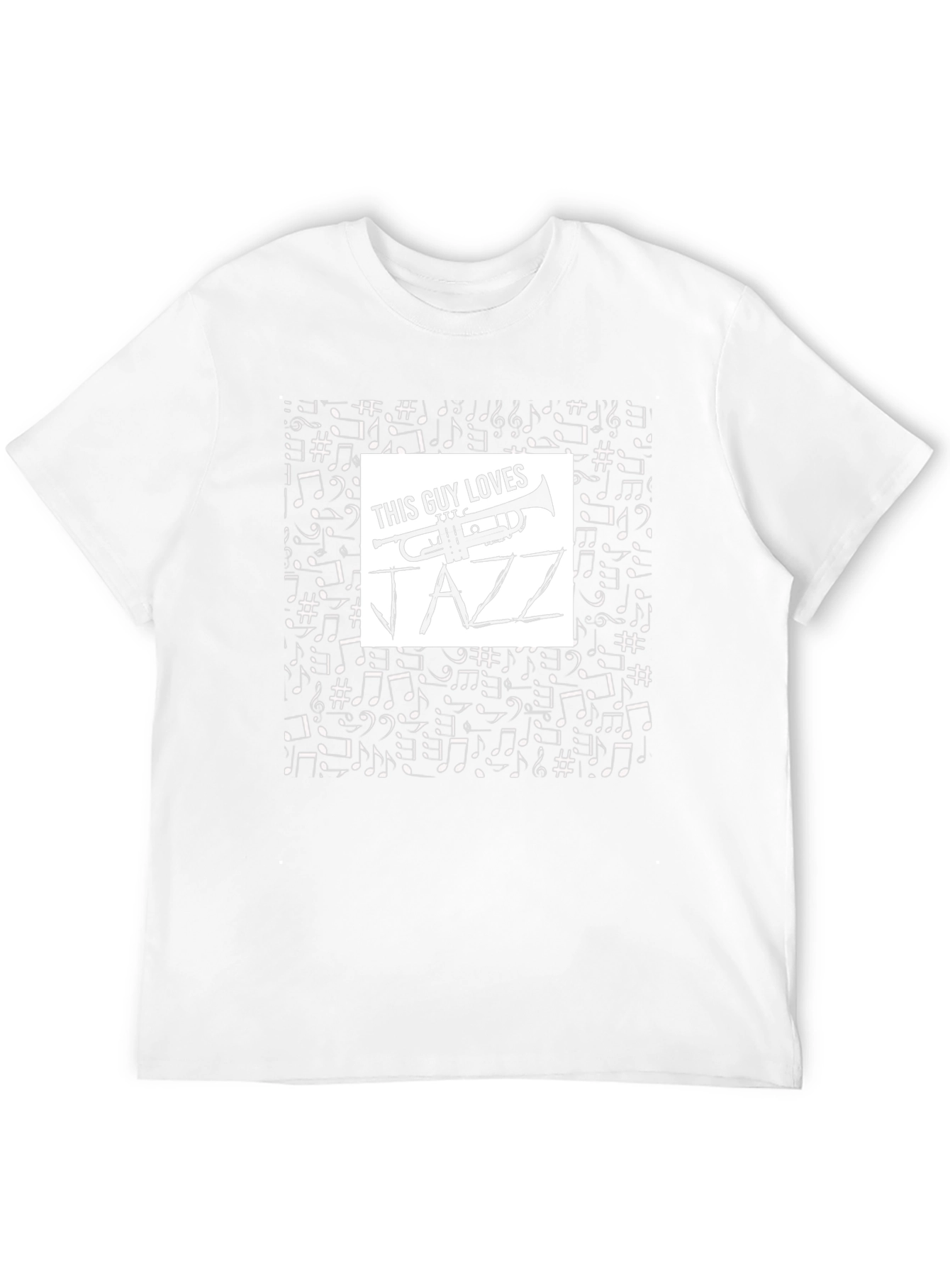 This Guy Loves Jazz Trumpet Graphic Tee