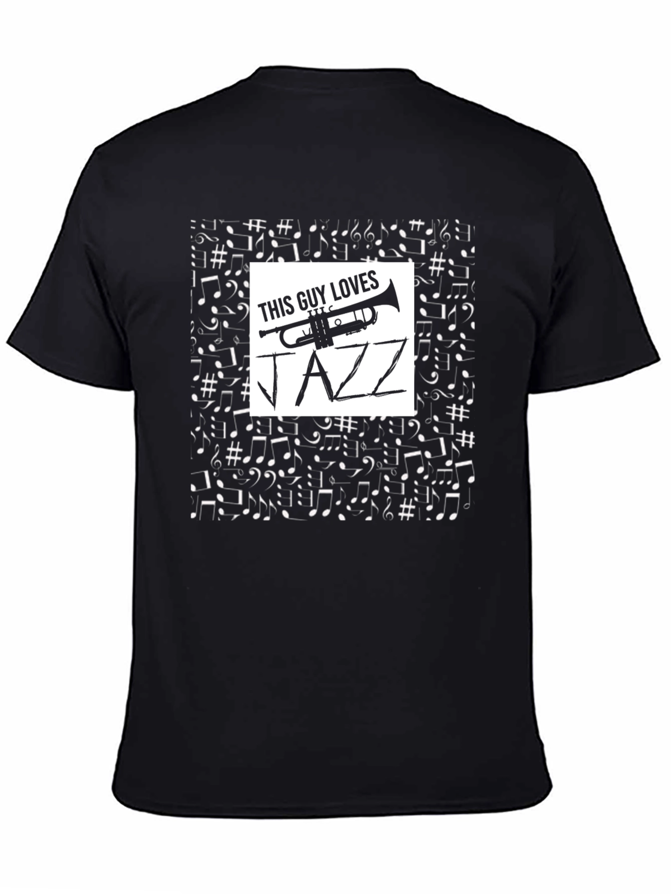 This Guy Loves Jazz Trumpet Graphic Tee