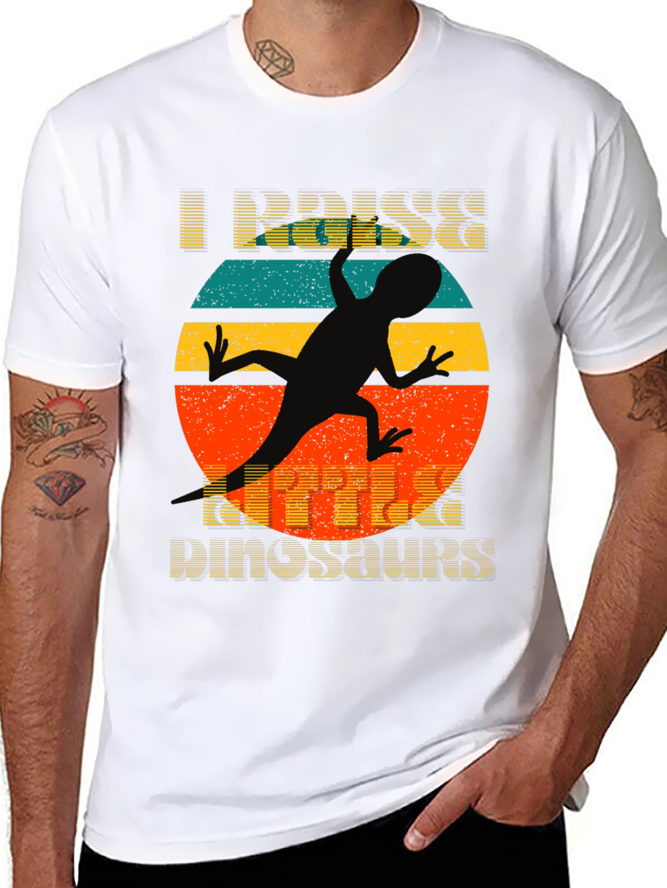 I Raise Little Dinosaurs T-Shirt Lizard Pet Reptile