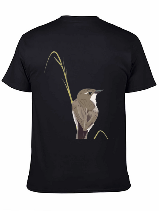 Bird Graphic Black T-Shirt