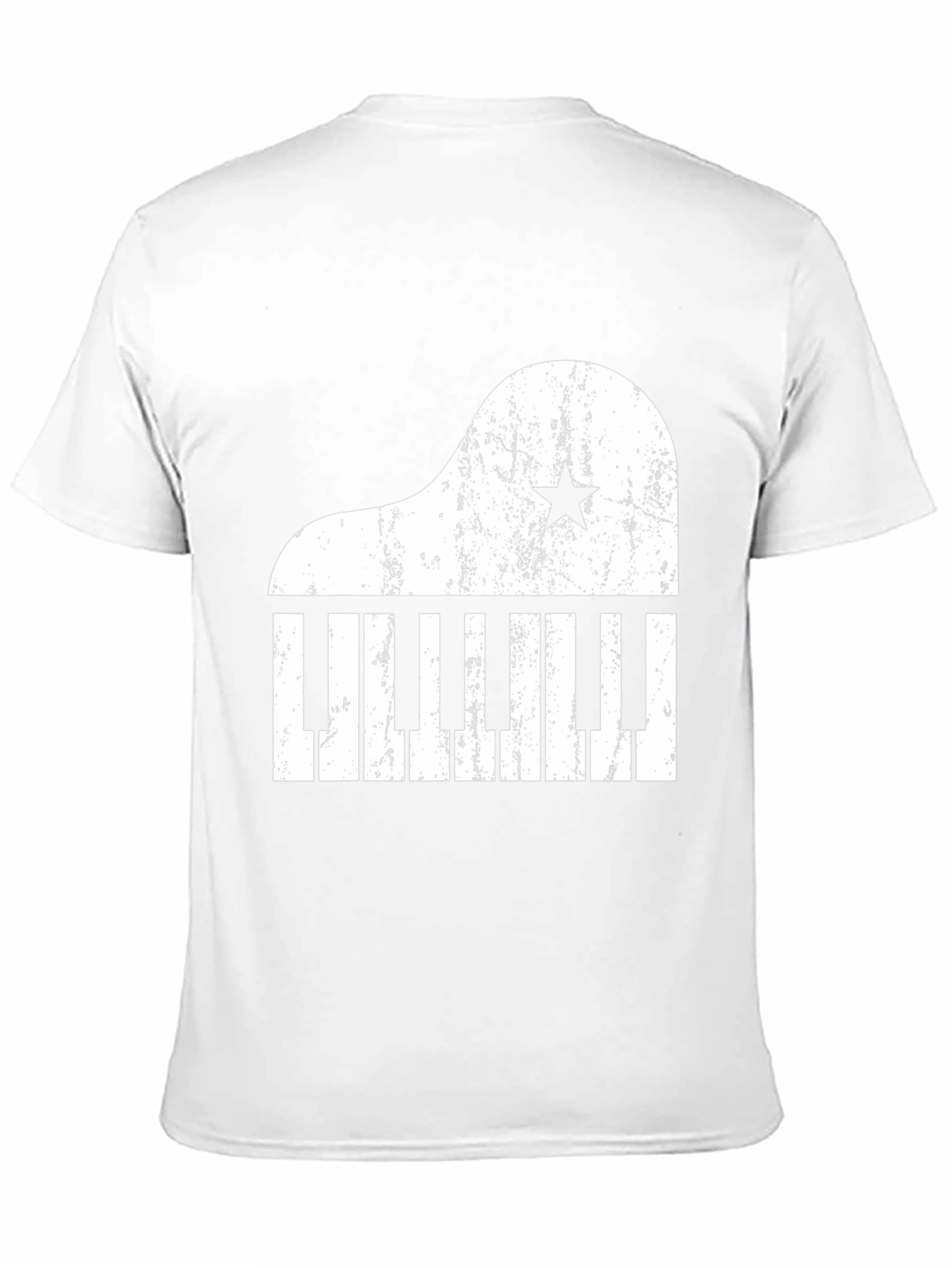 Piano Star Black Graphic Tee