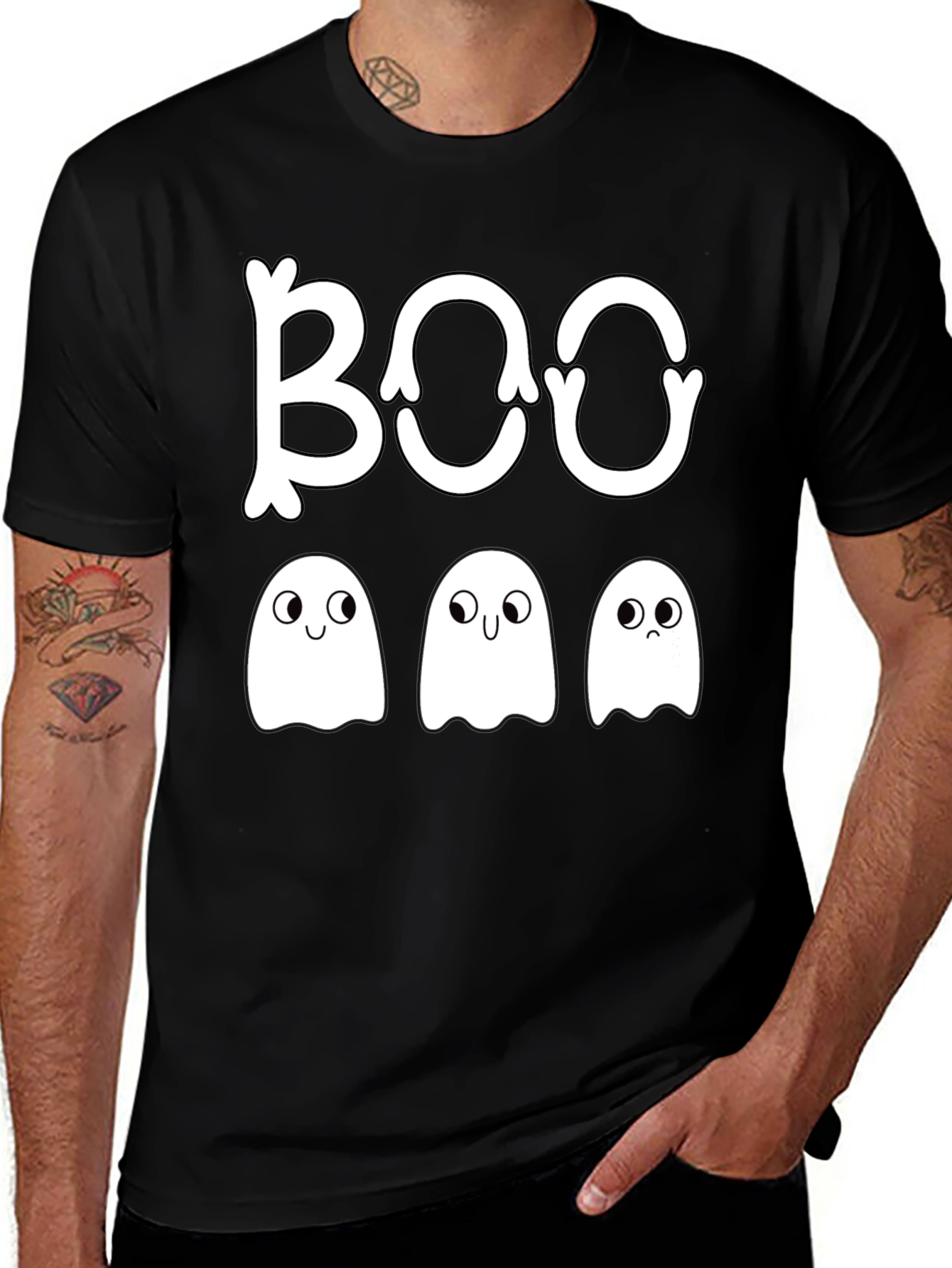 Boo Ghosts Halloween T-Shirt